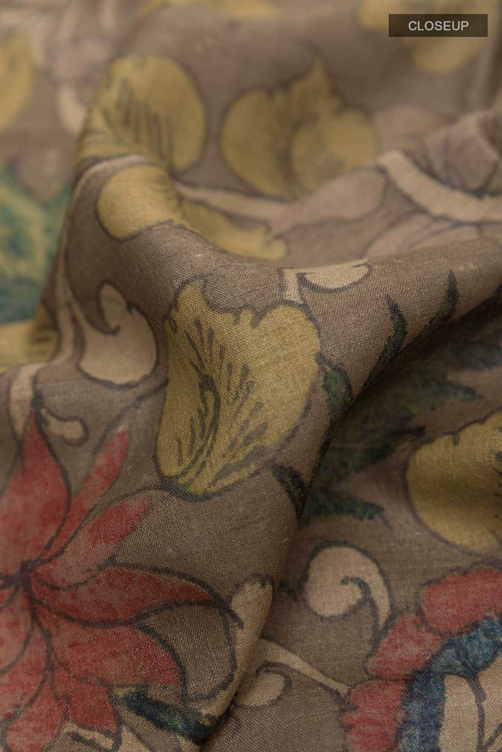 Brown Tussar Saree