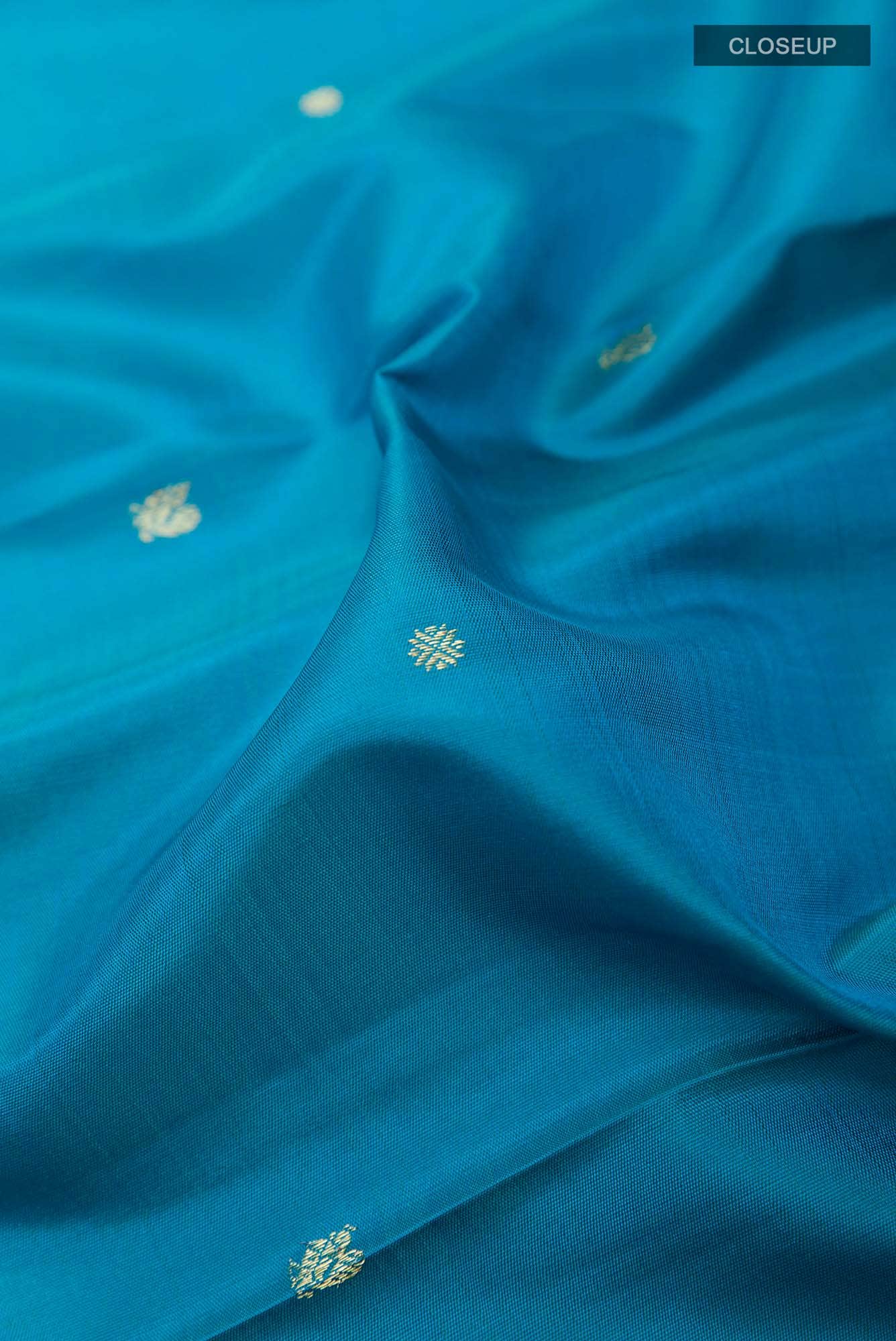 Blue Kanchipuram Silk Saree