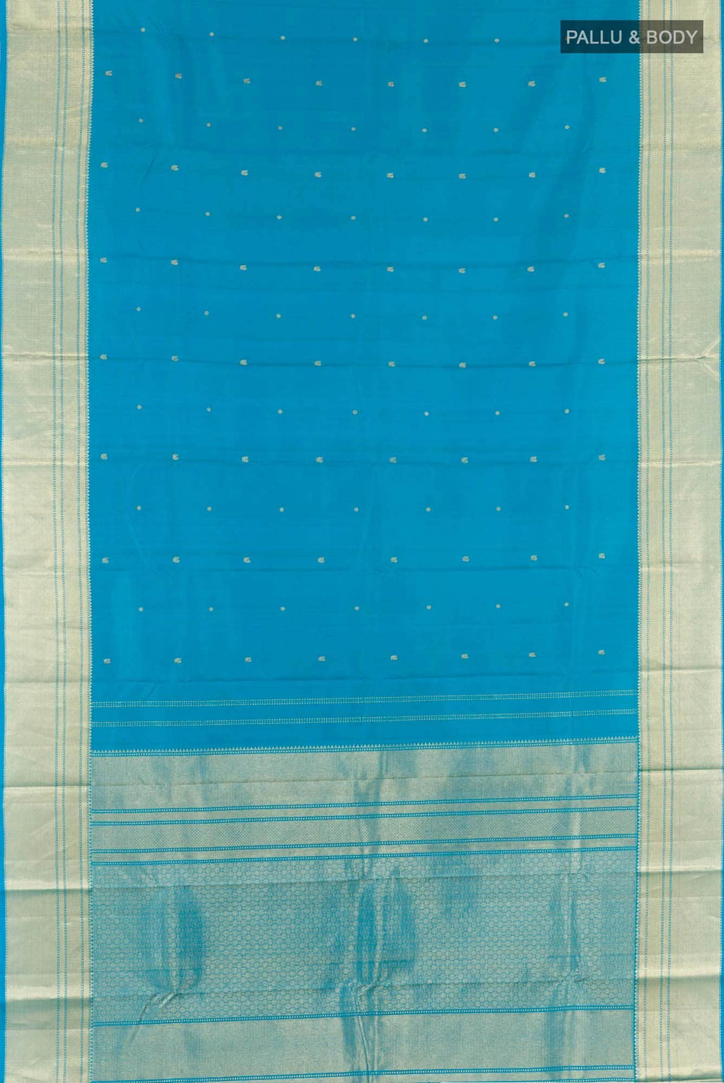 Blue Kanchipuram Silk Saree