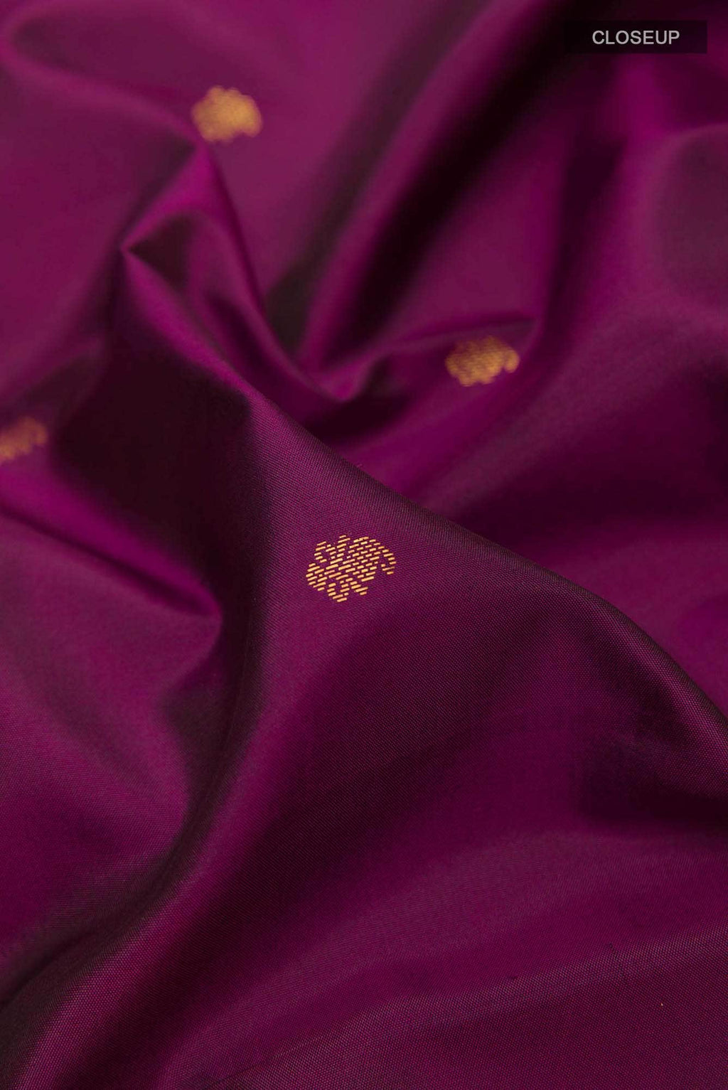 Purple Kanchipuram Silk Saree