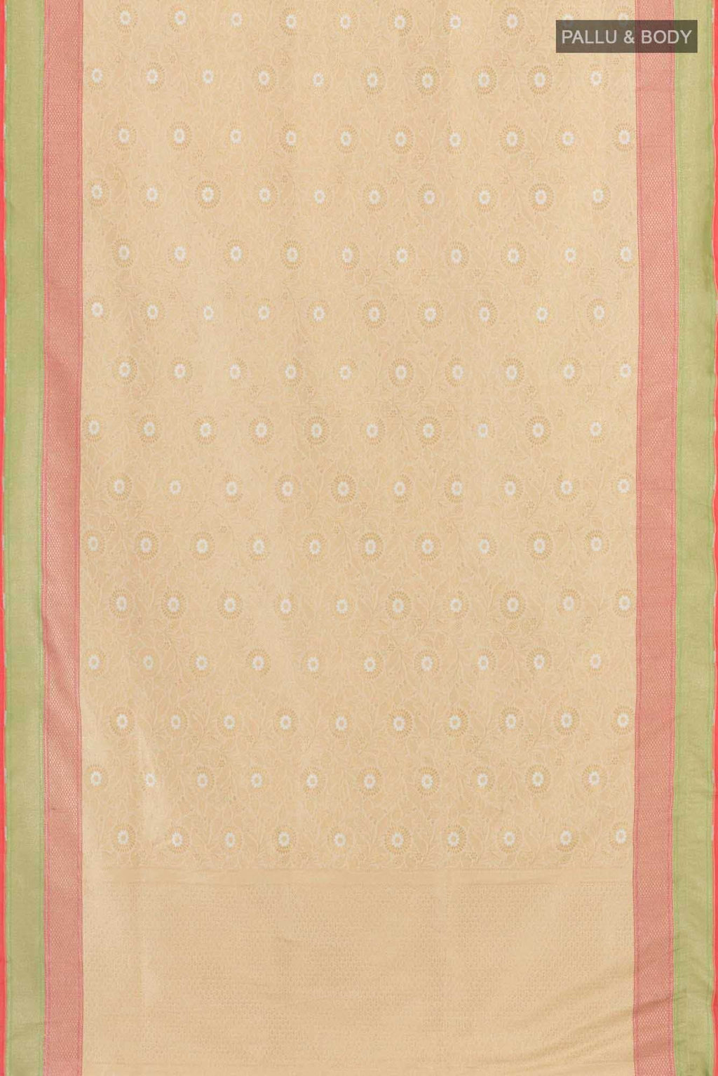 Beige Blended Banarasi Art Silk Saree