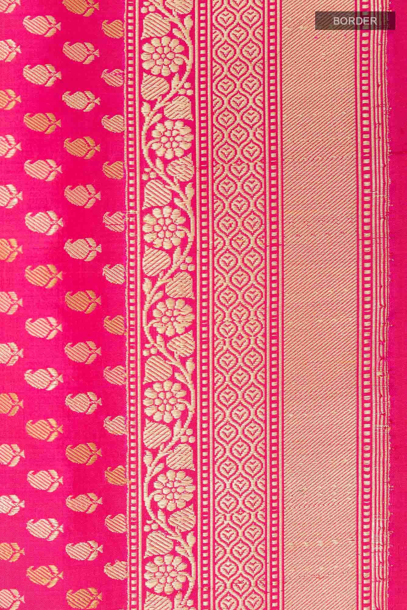 Pink Banarasi Saree