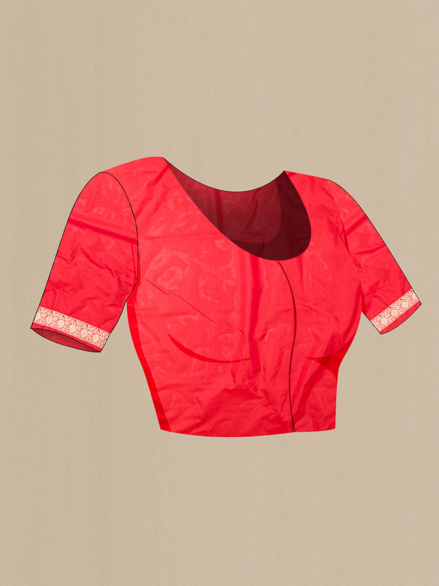 Red Banarasi Silk Saree
