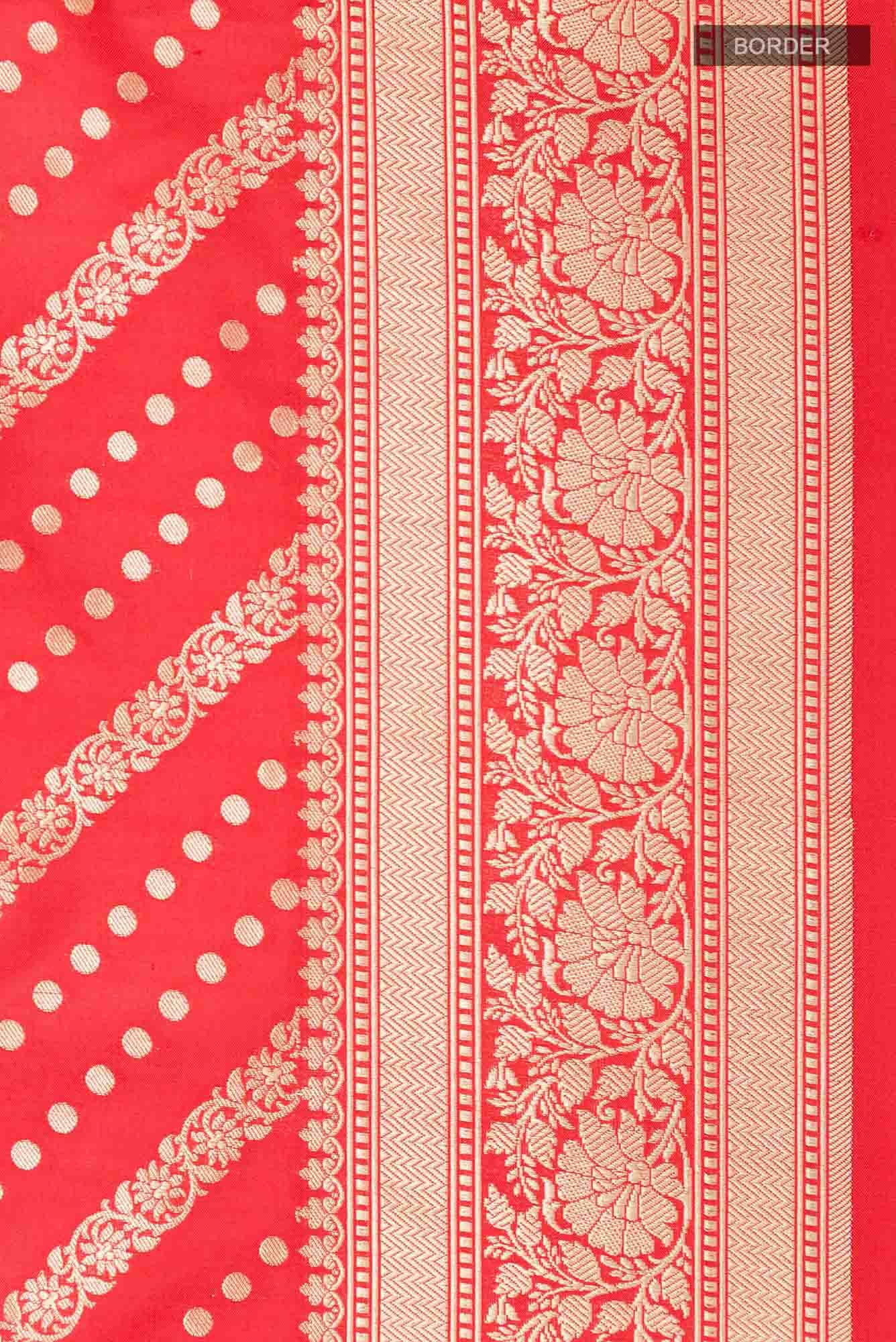 Red Banarasi Silk Saree