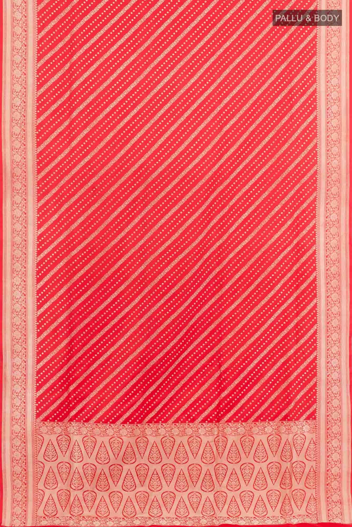 Red Banarasi Silk Saree