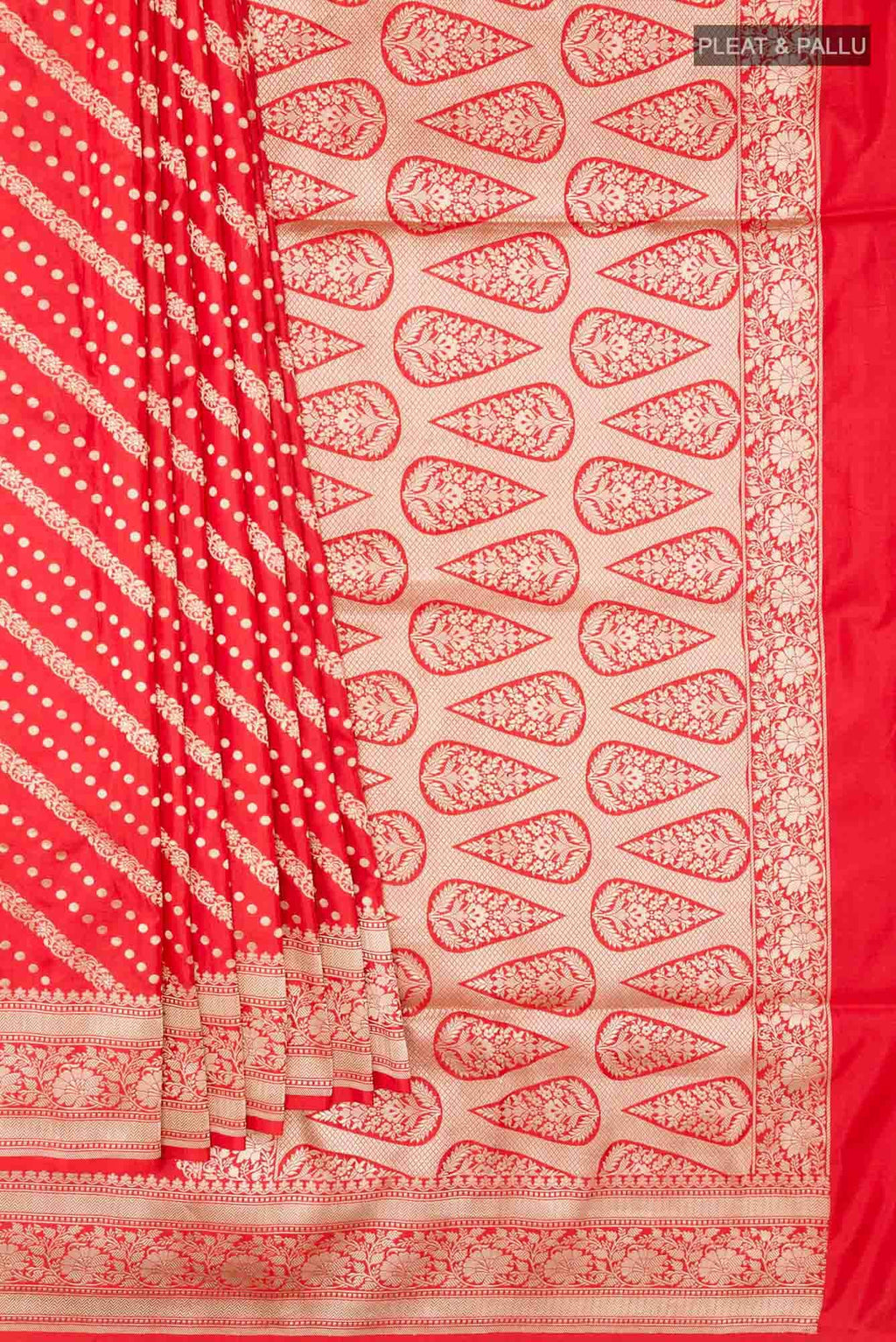 Red Banarasi Silk Saree
