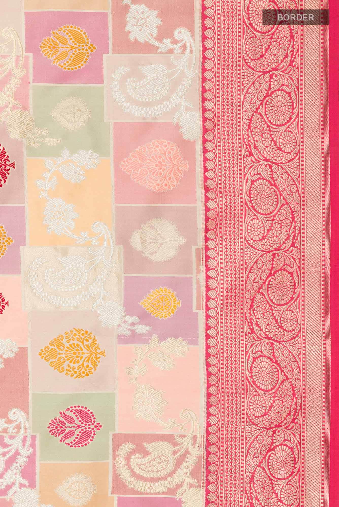Multi Banarasi Silk Saree