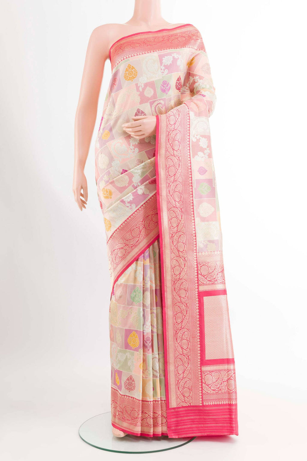 Multi Banarasi Silk Saree