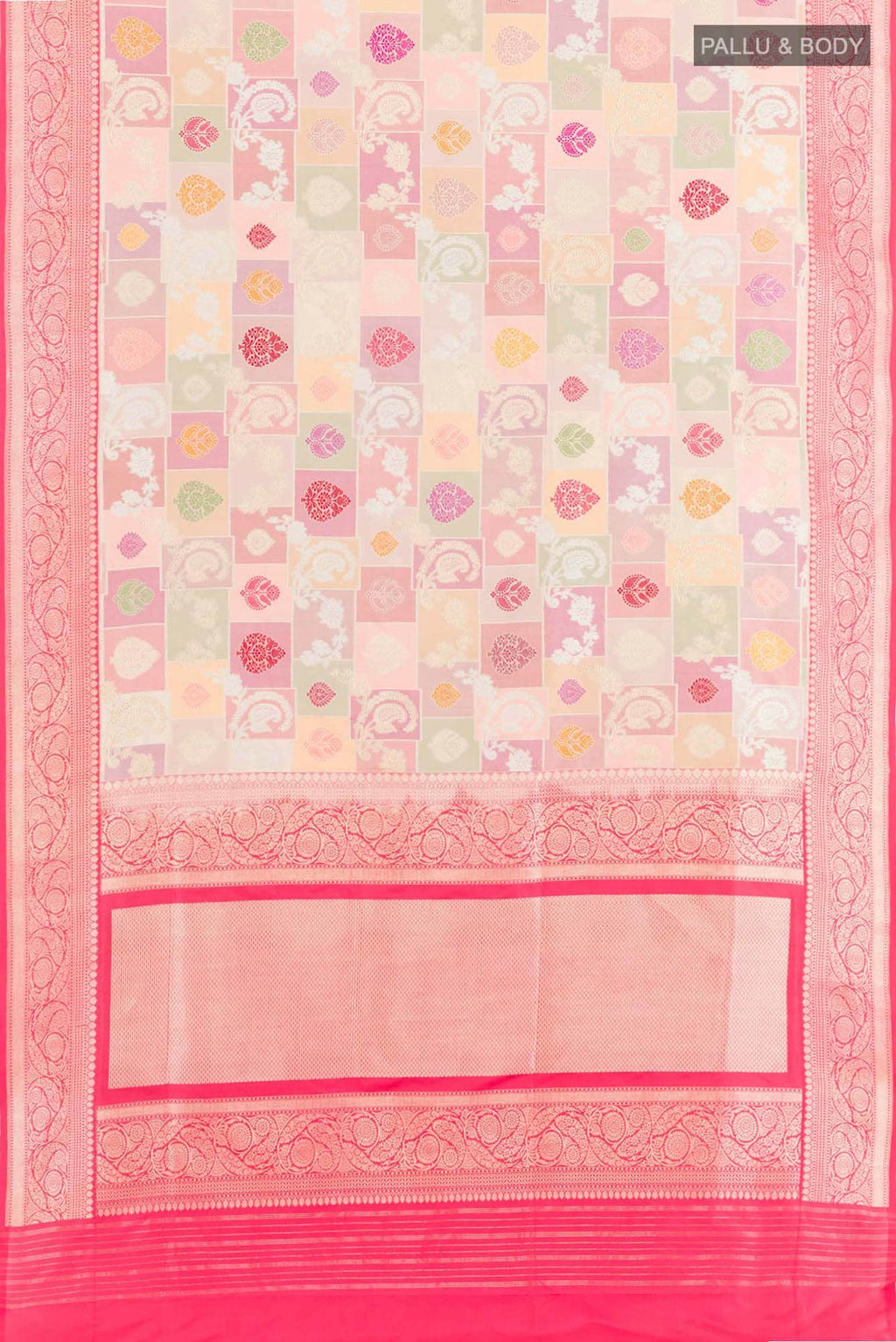 Multi Banarasi Silk Saree