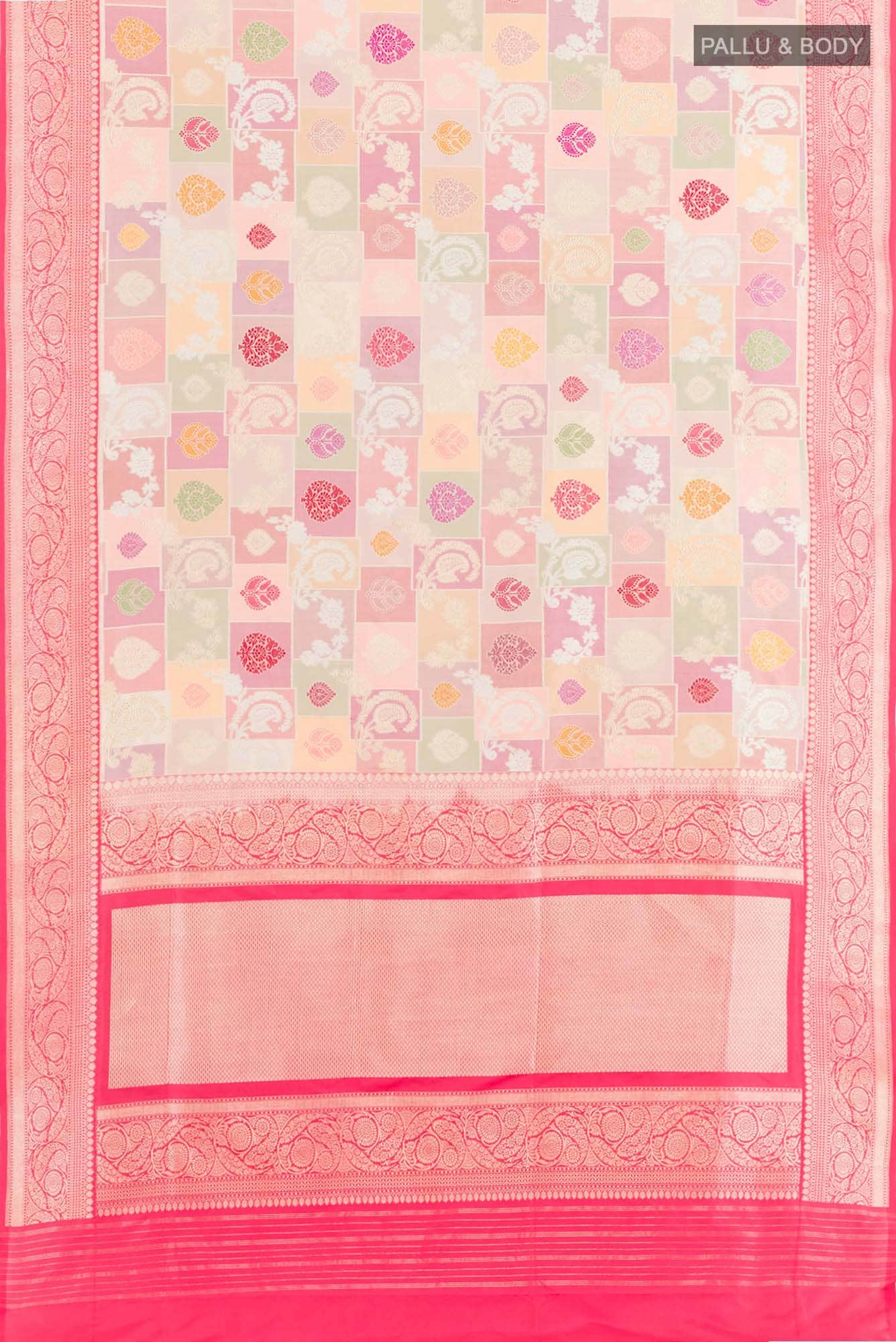 Multi Banarasi Silk Saree