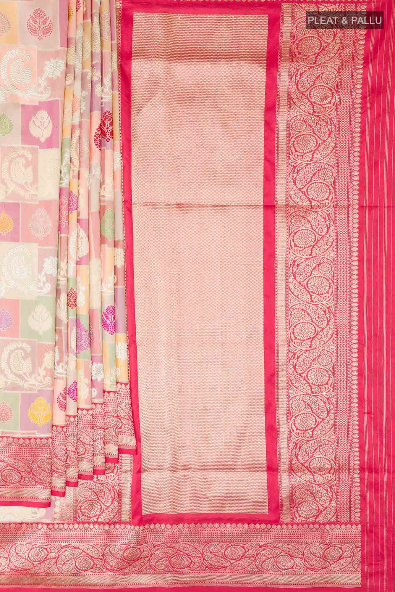 Multi Banarasi Silk Saree
