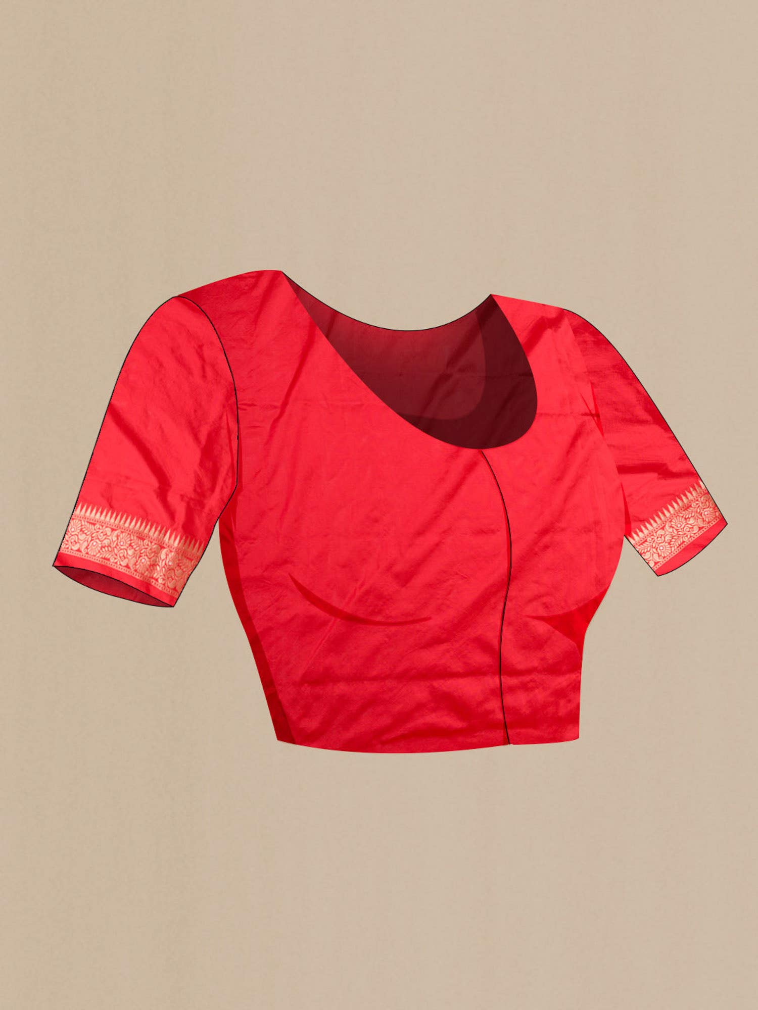 Red Banarasi Silk Saree