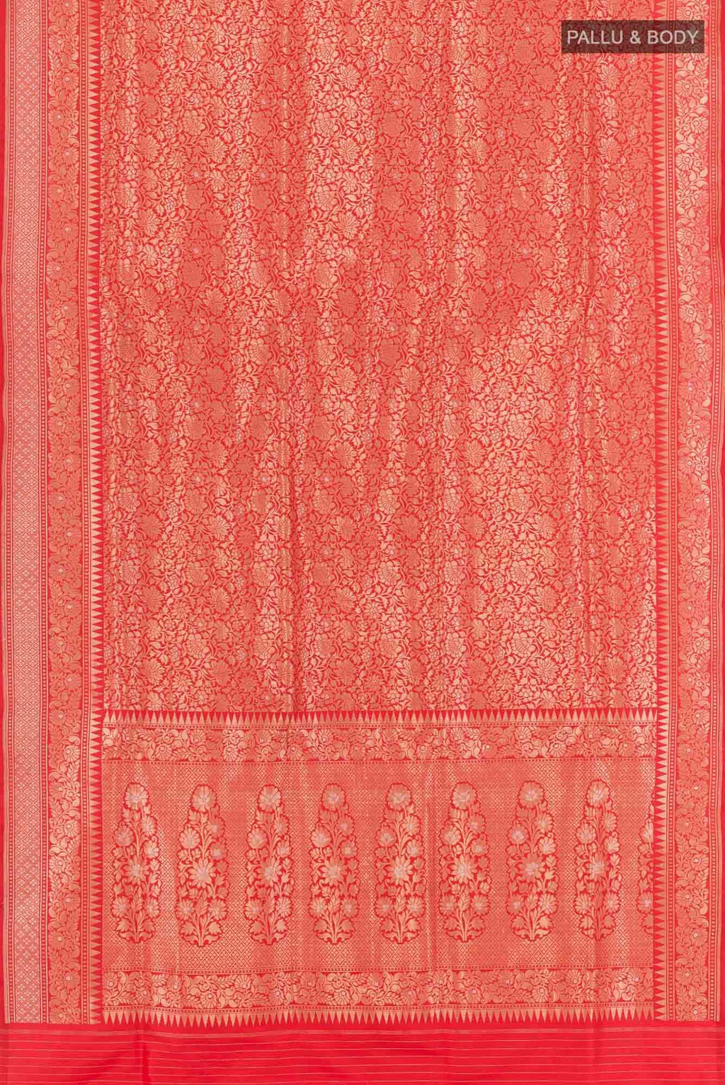 Red Banarasi Silk Saree