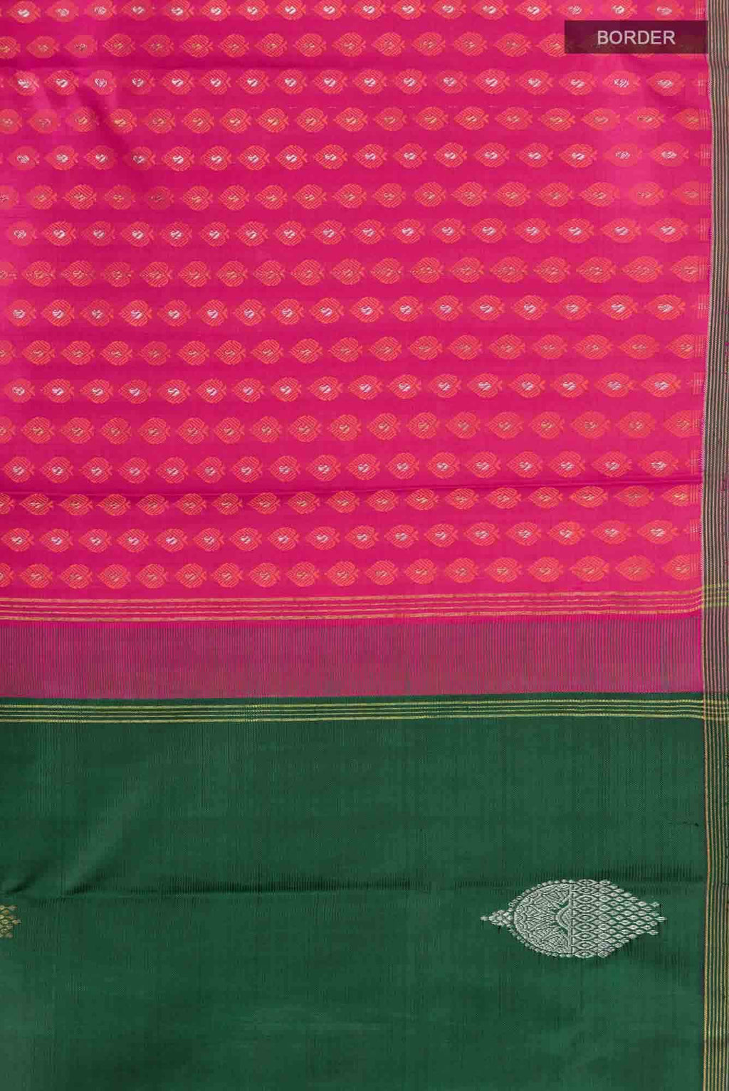 Pure Silk Pure Zari Pink Kanchipuram Saree