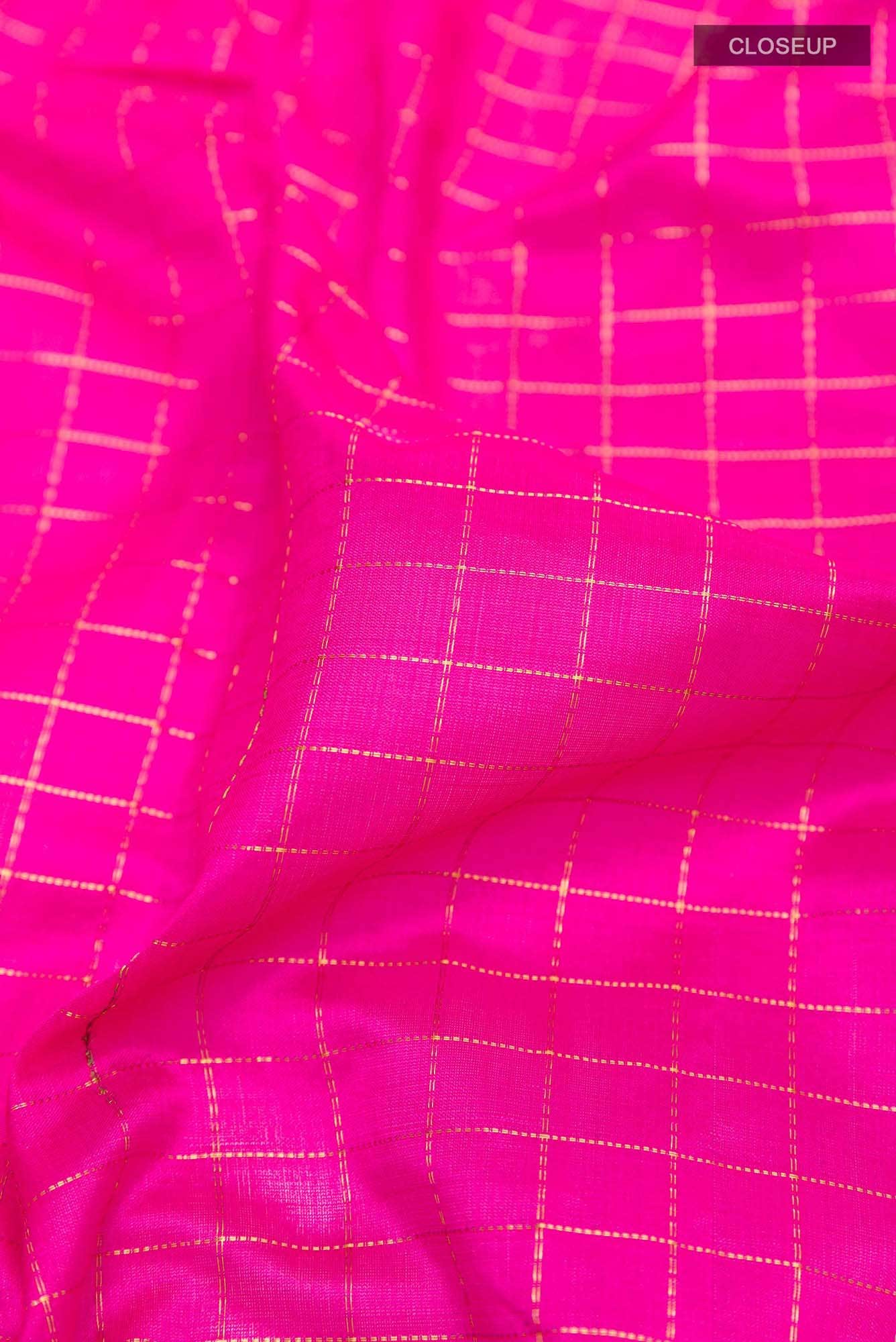 Rani Pink Kanchipuram Silk Saree