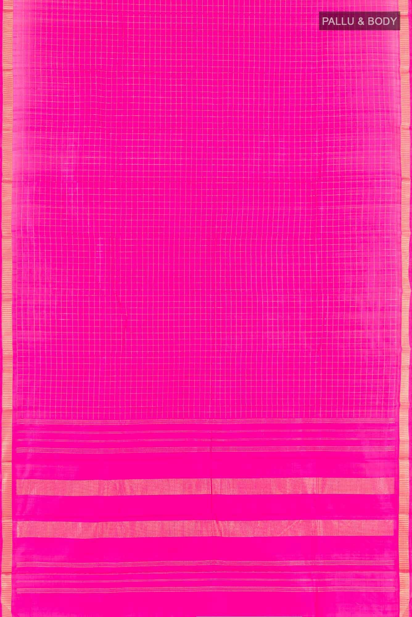 Rani Pink Kanchipuram Silk Saree