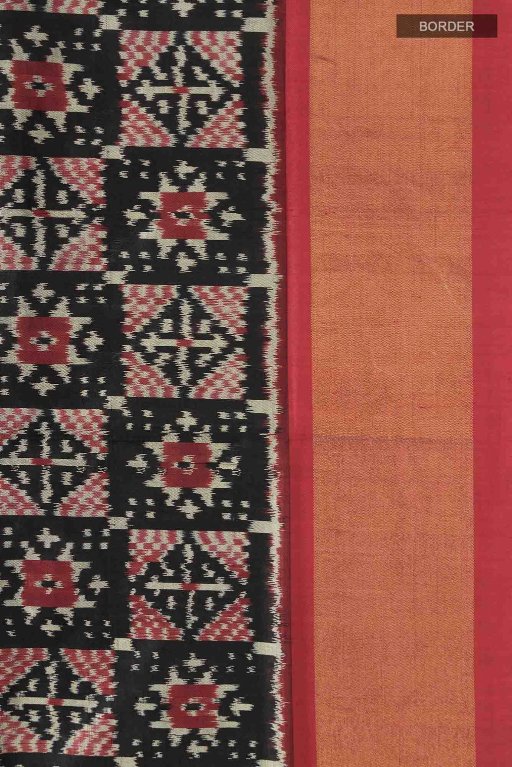 Black Pochampally Silk Saree