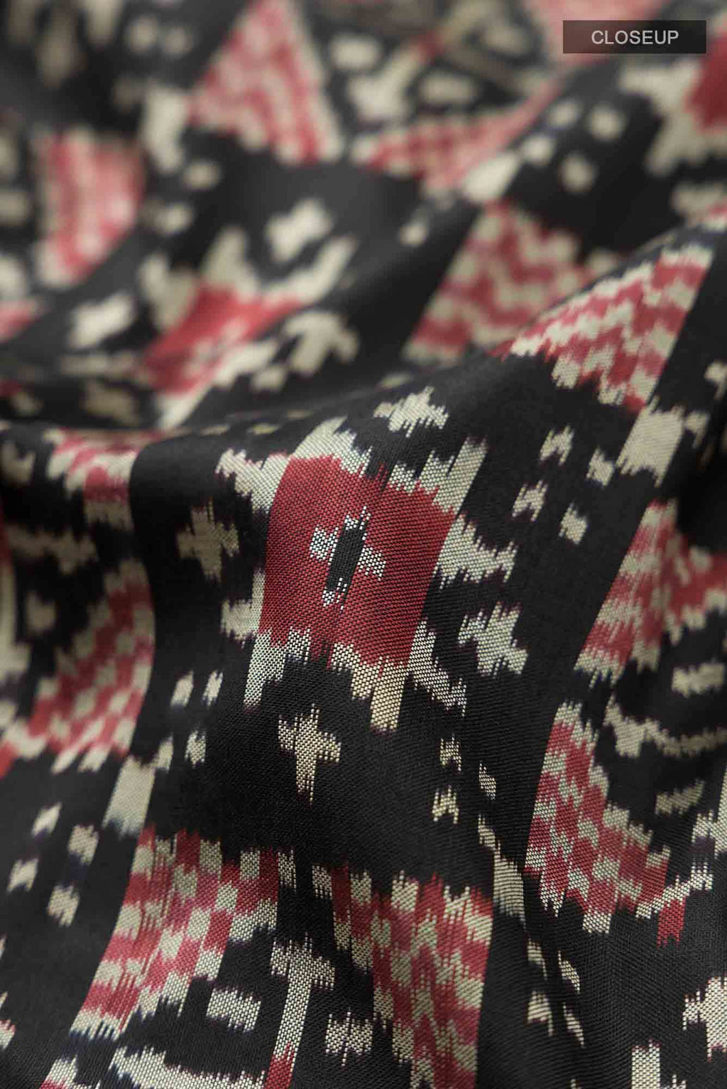 Black Pochampally Silk Saree