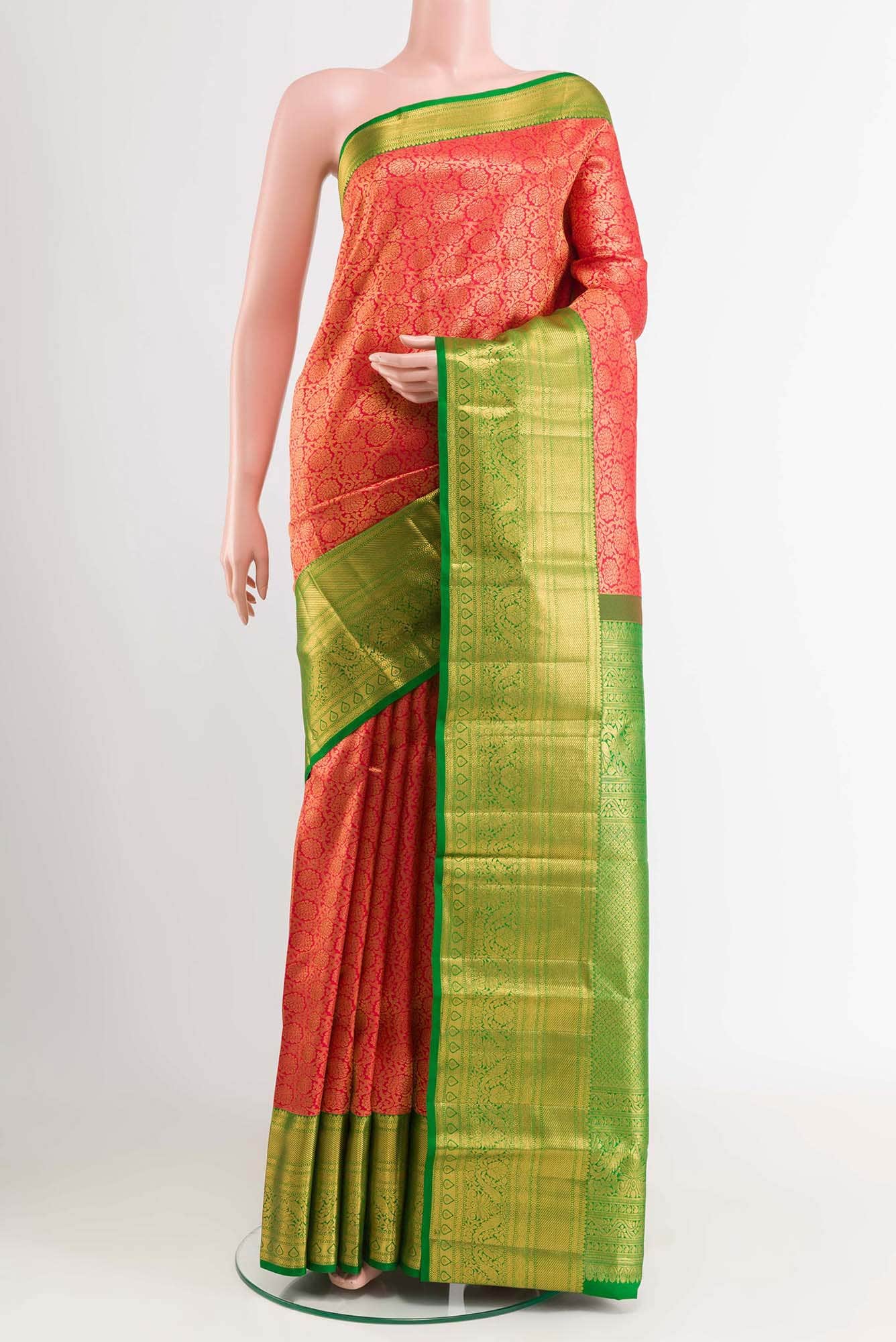 Red Kanchipuram Silk Saree