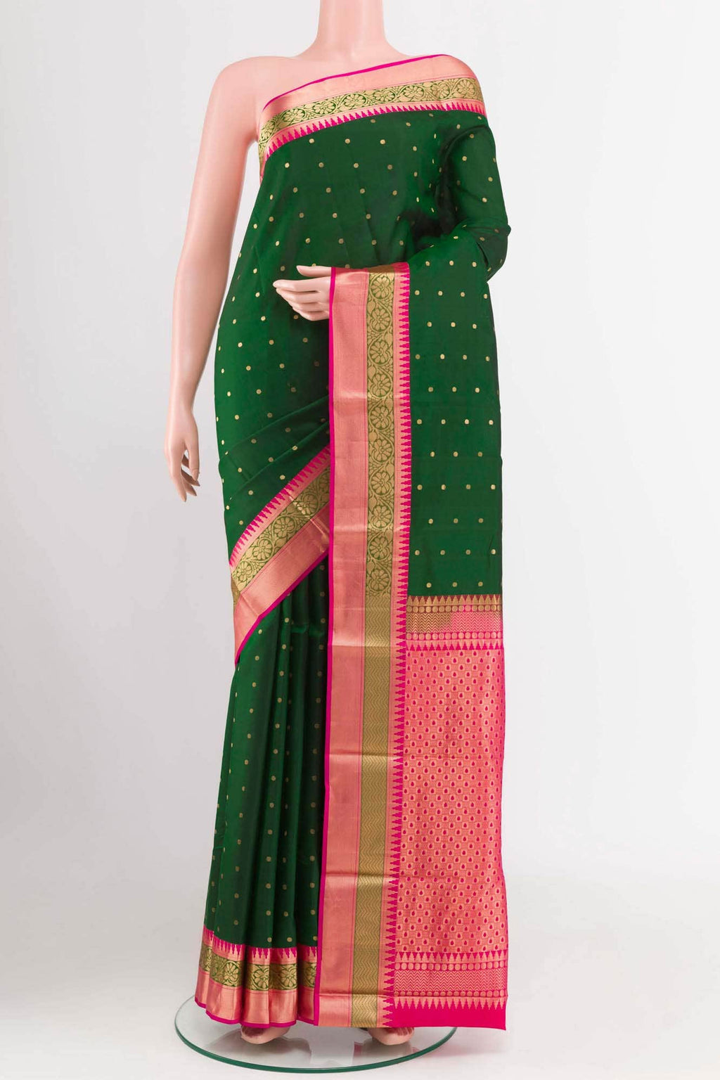 Green Kanchipuram Silk Saree