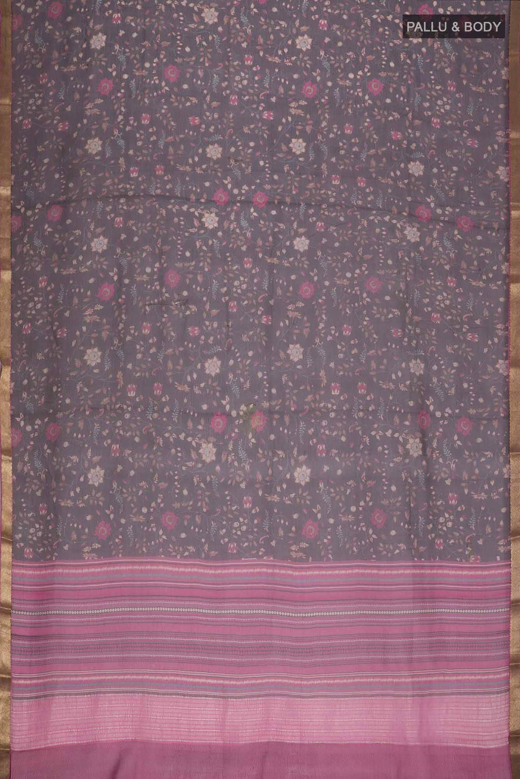 Black Chiffon Saree