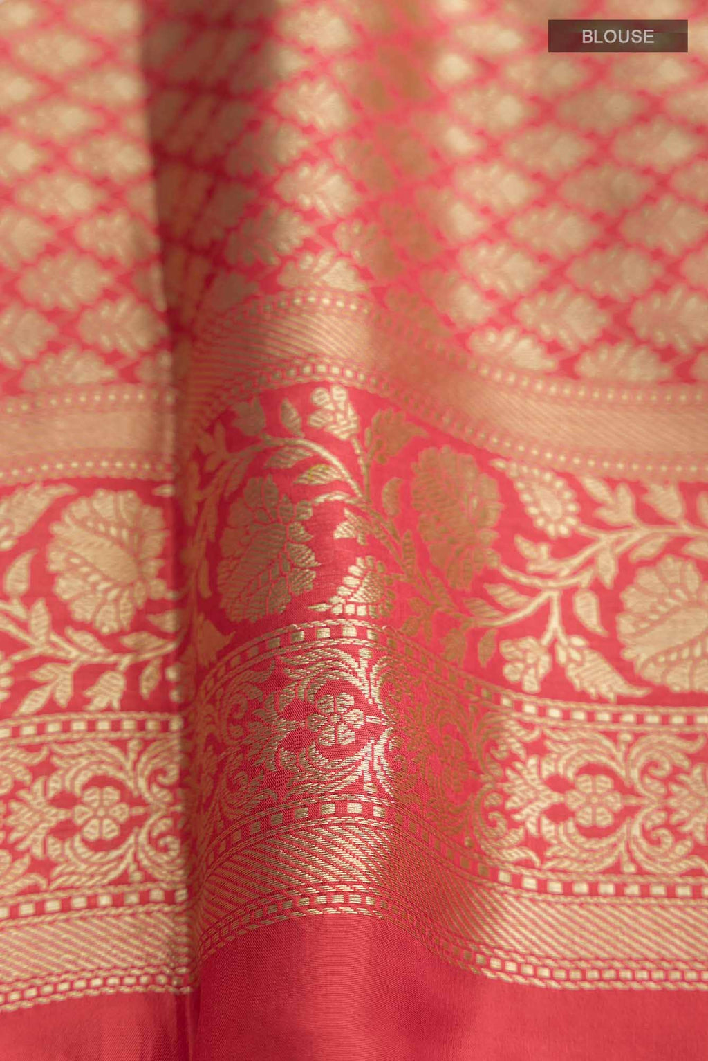 Beige Banarasi Silk Saree