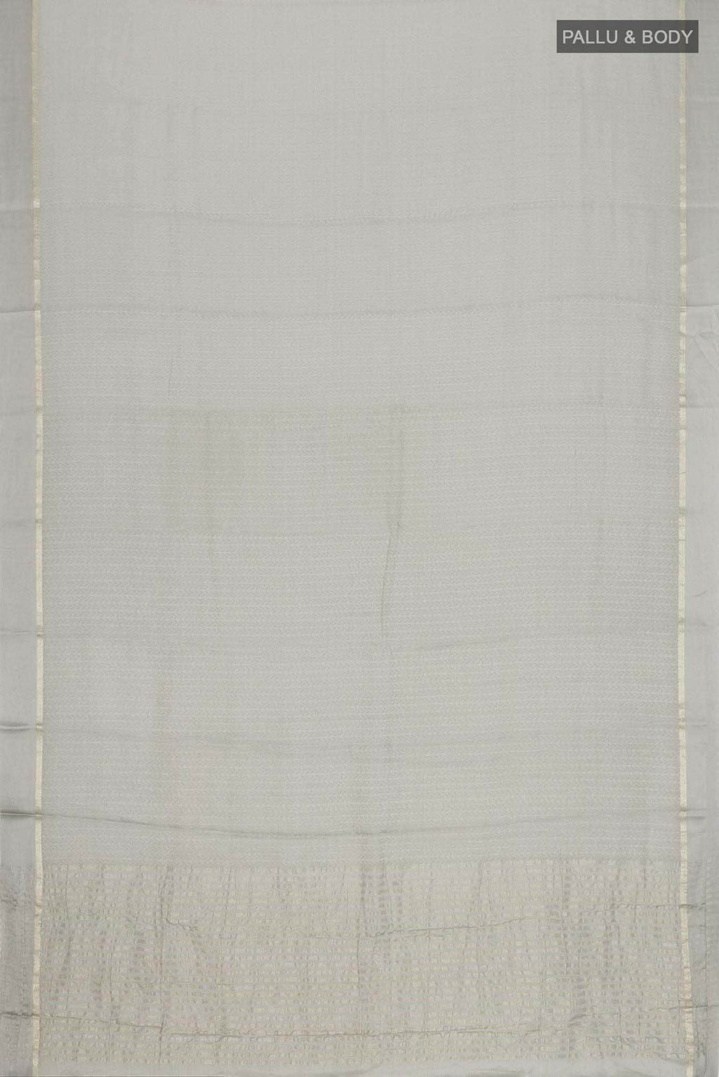 Sage Green Mysore Crepe Saree