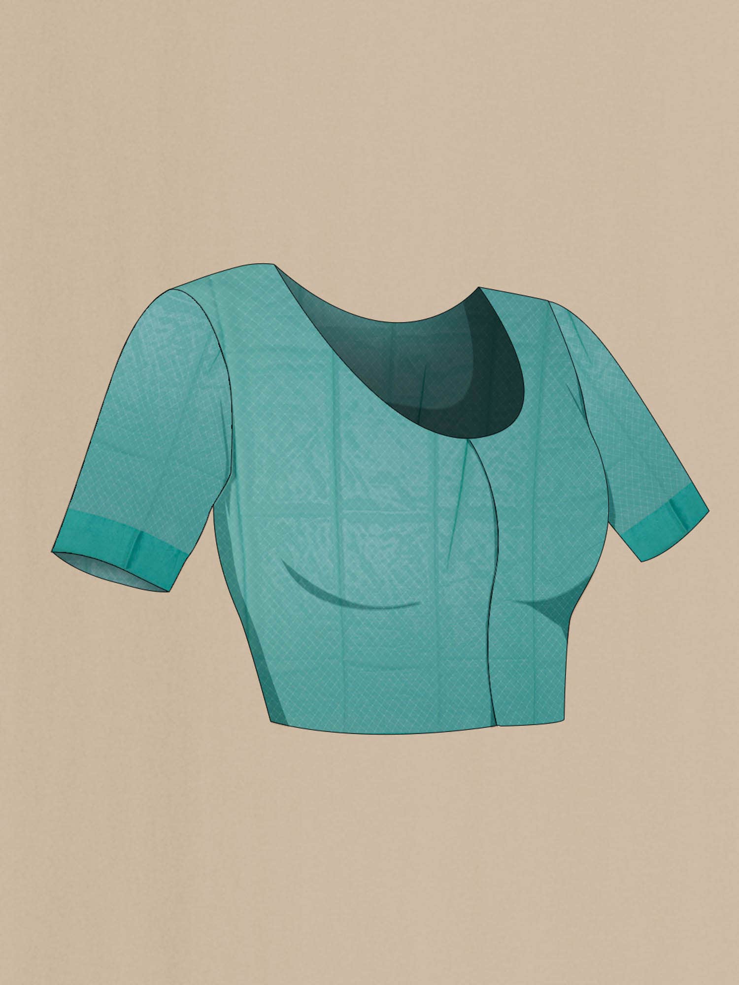 Sea Green Georgette Saree