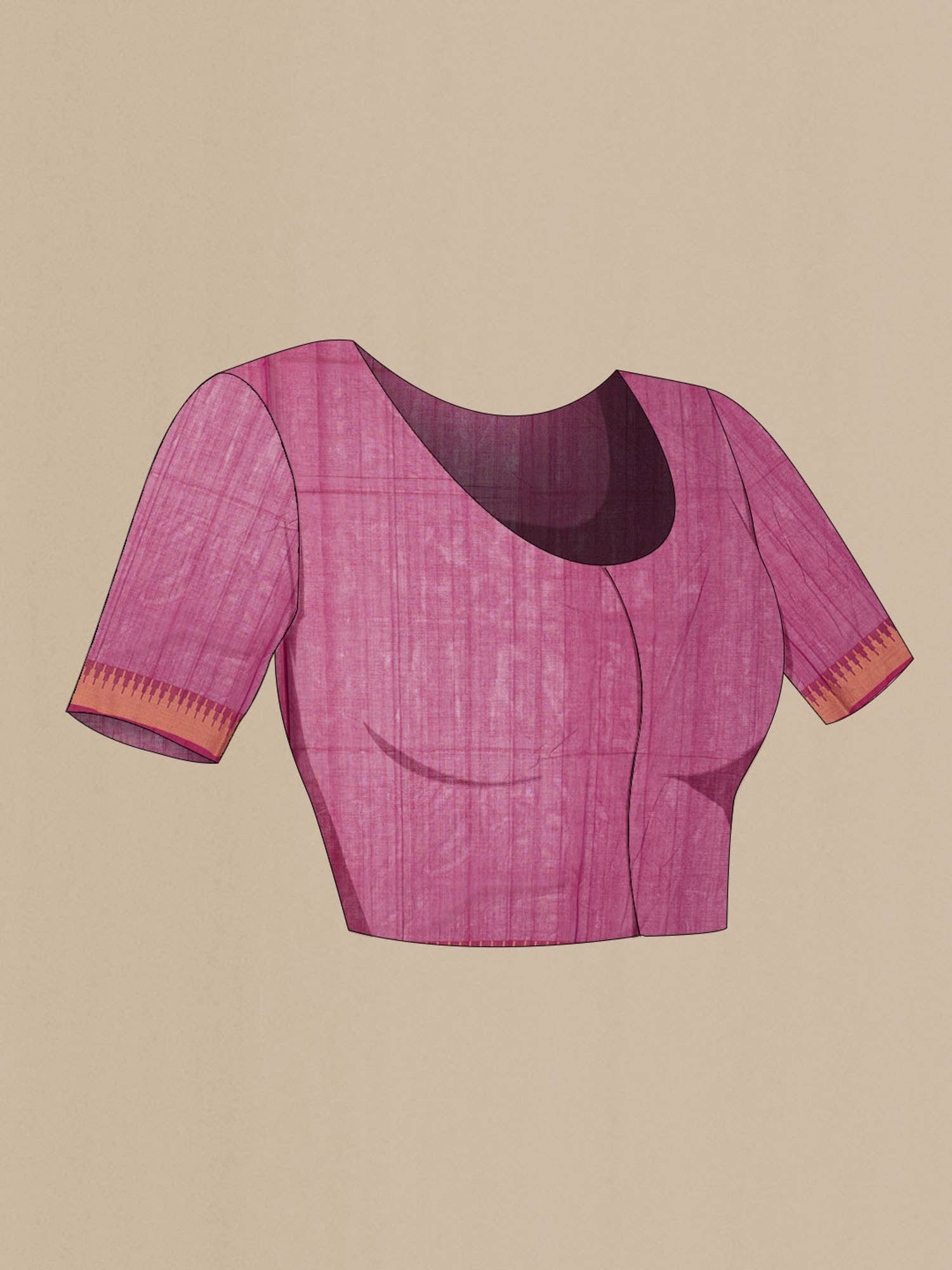 Purple Coimbatore Cotton Saree