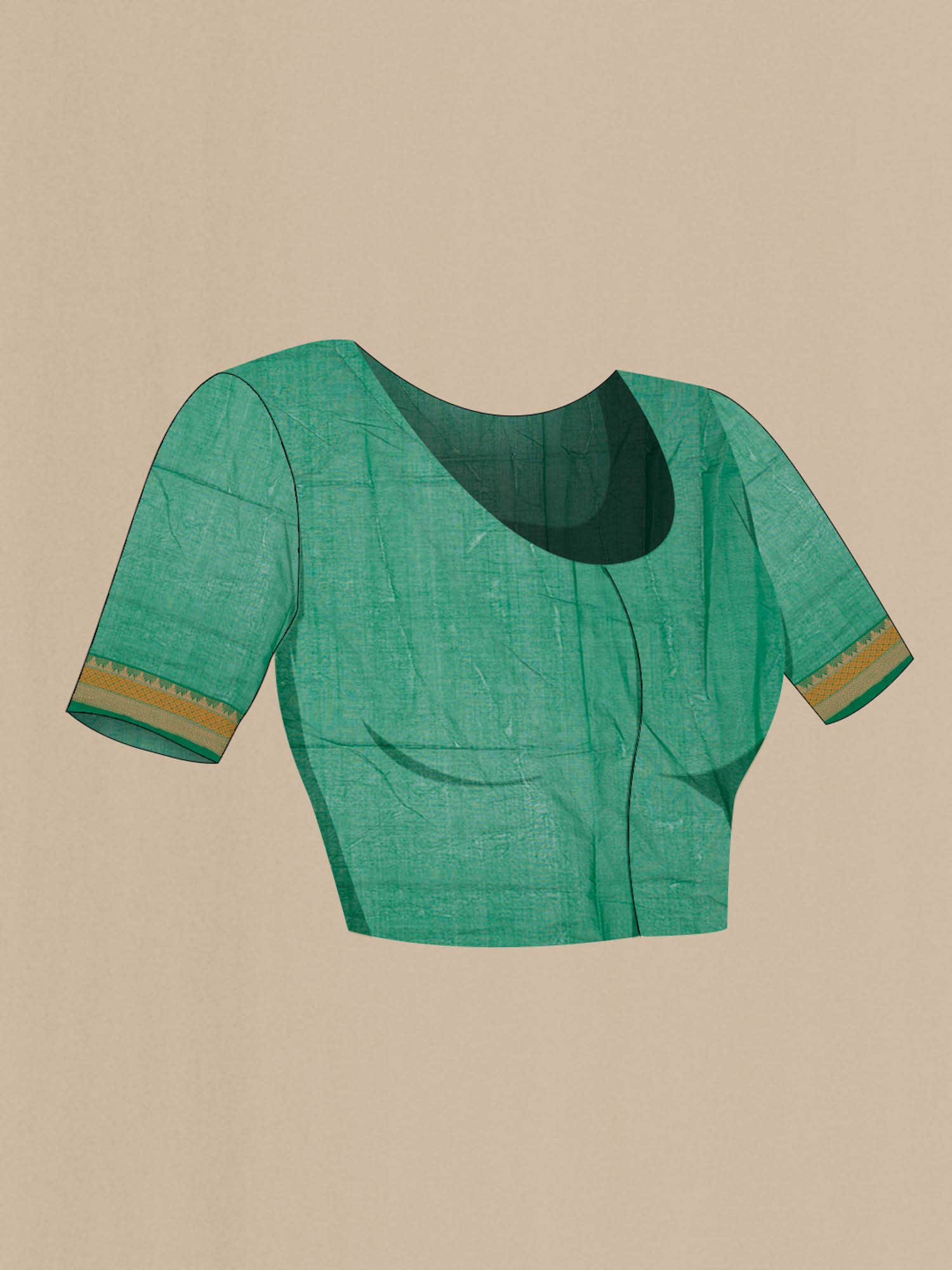 Green Coimbatore Cotton Saree