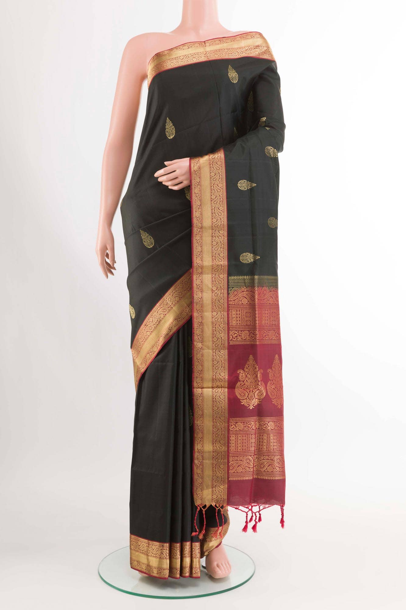 Black Soft Silk Saree