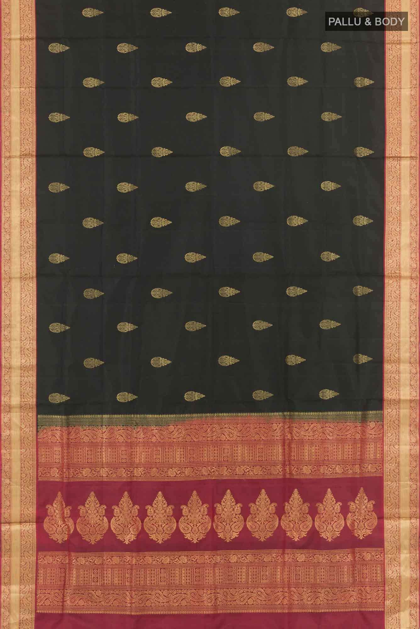 Black Soft Silk Saree