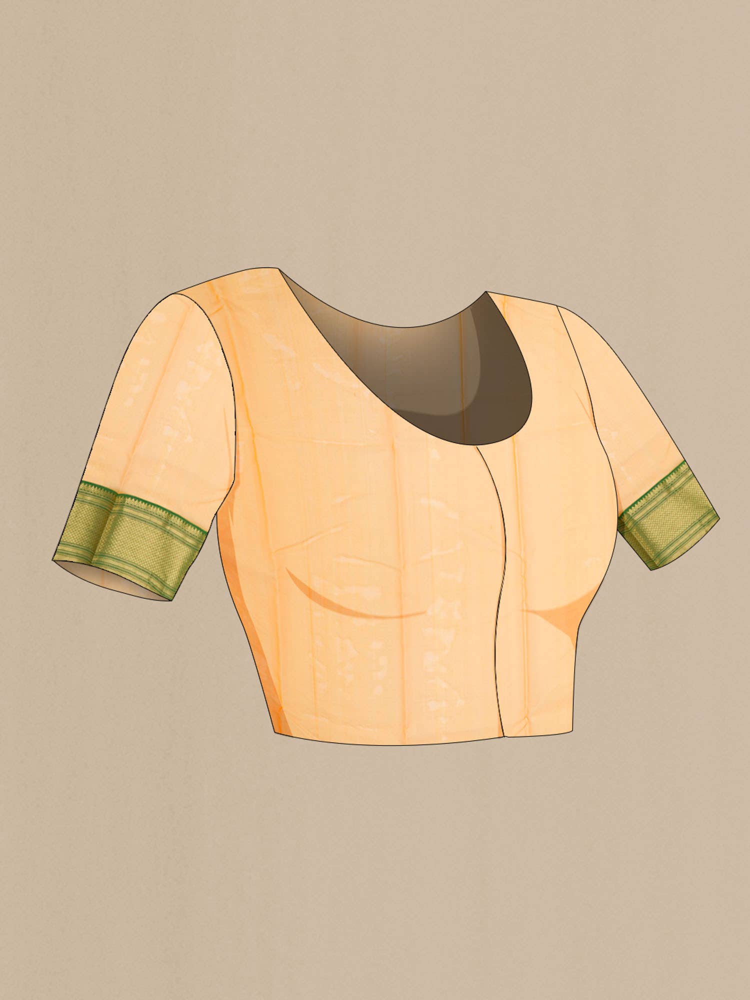 Yellow Chanderi Silk Saree