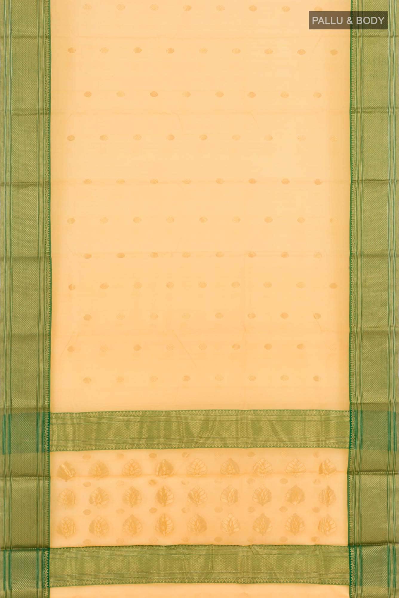 Yellow Chanderi Silk Saree