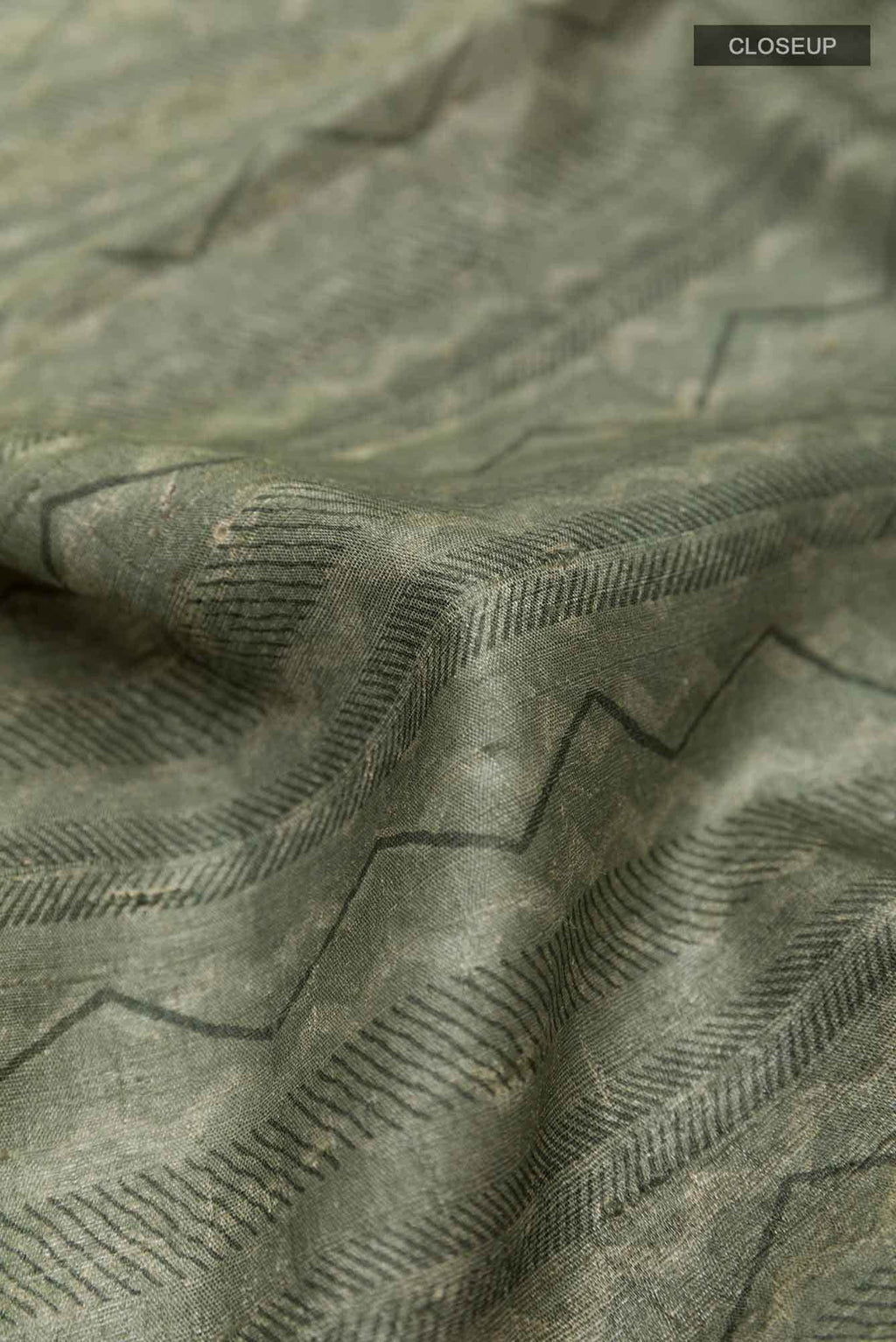 Green Tussar Saree