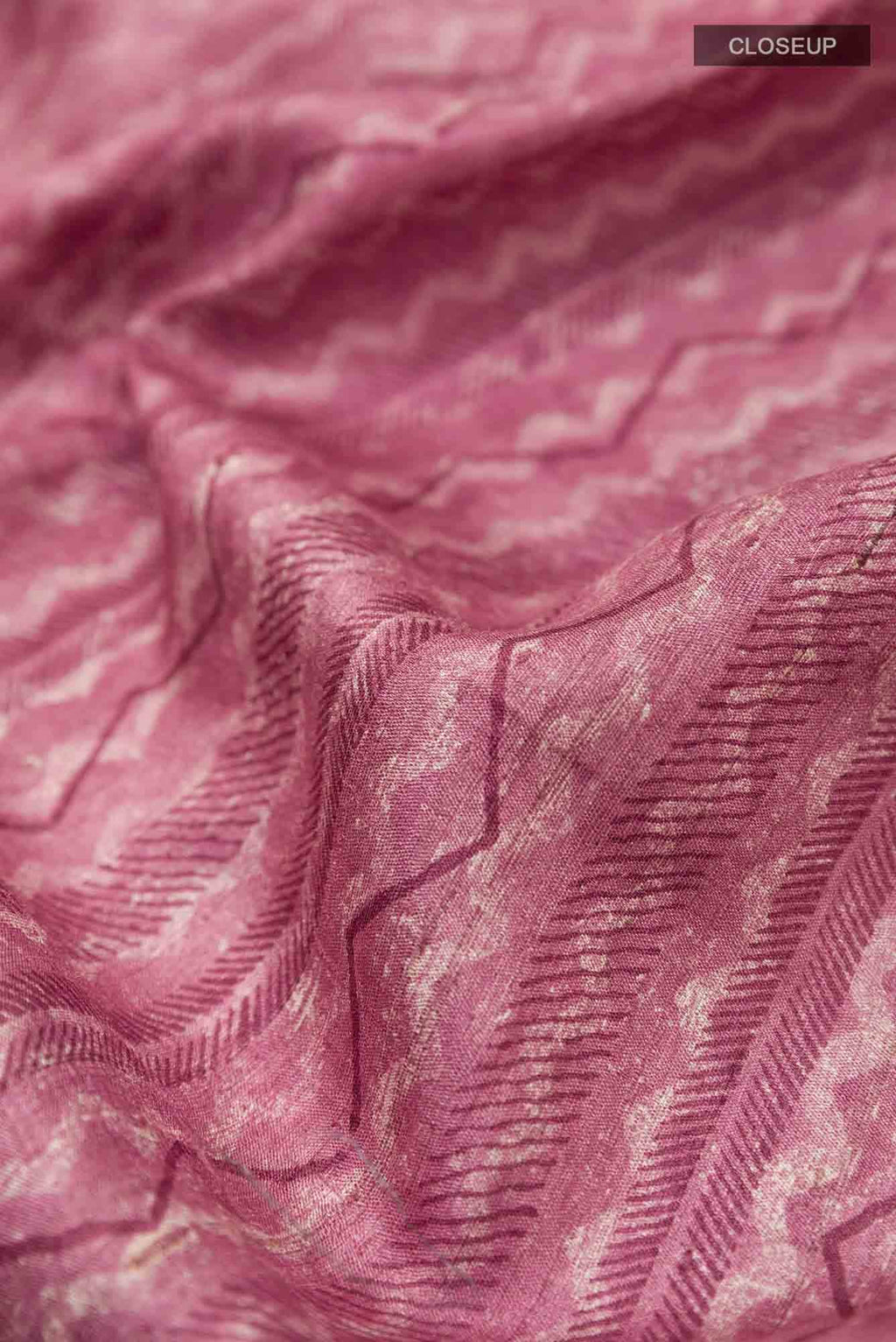 Pink Tussar Saree