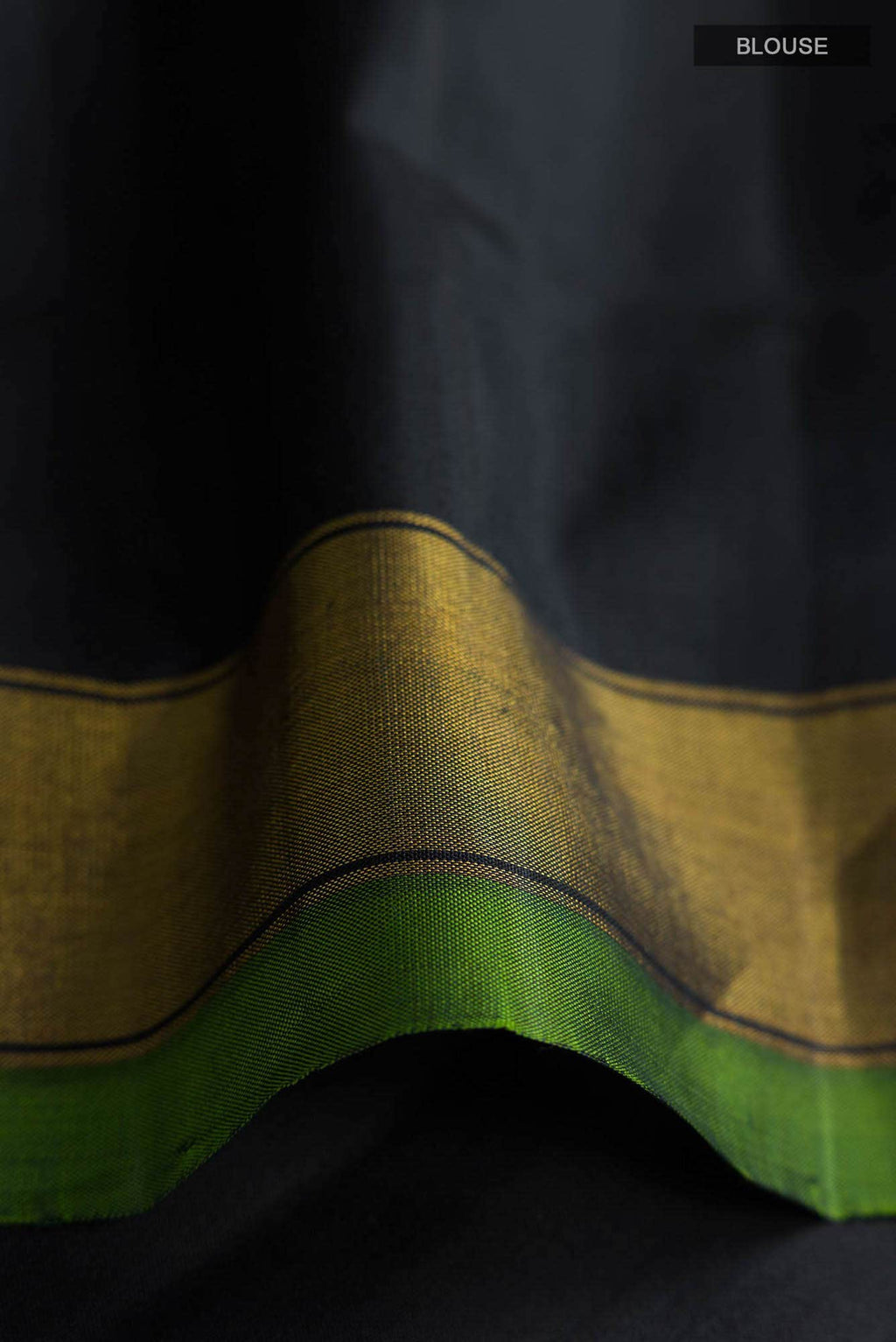 Black Rajkot Patola Silk Saree