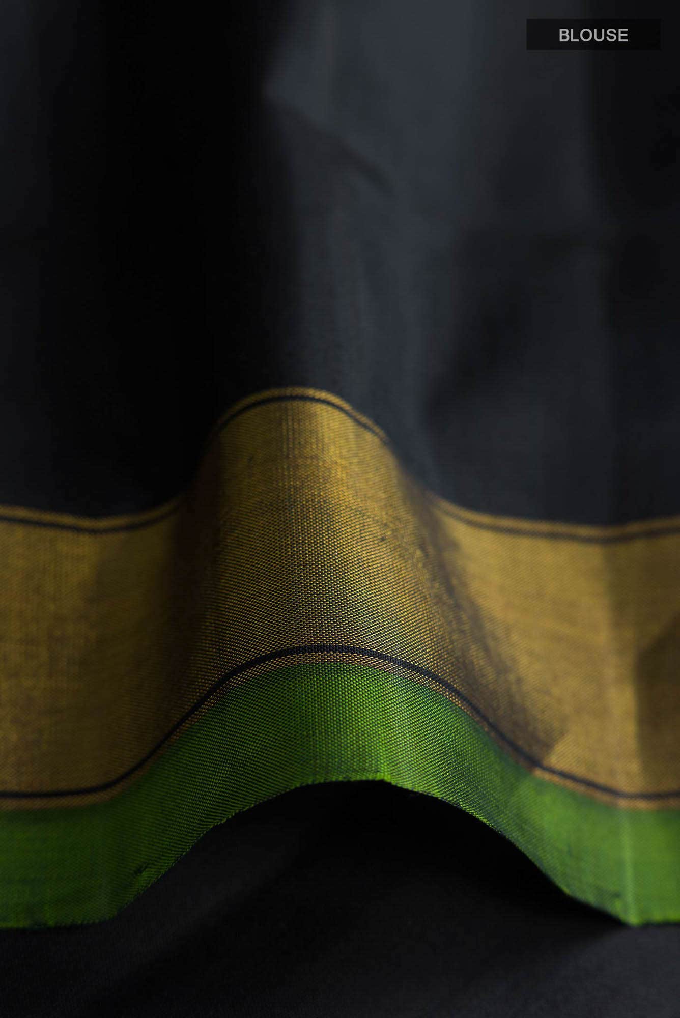 Black Rajkot Patola Silk Saree