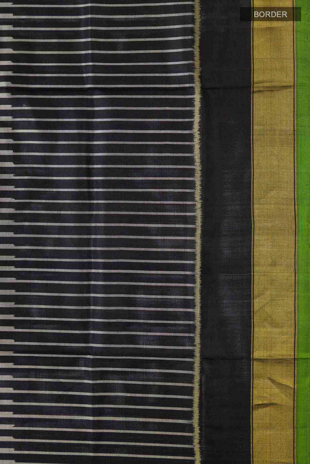 Black Rajkot Patola Silk Saree