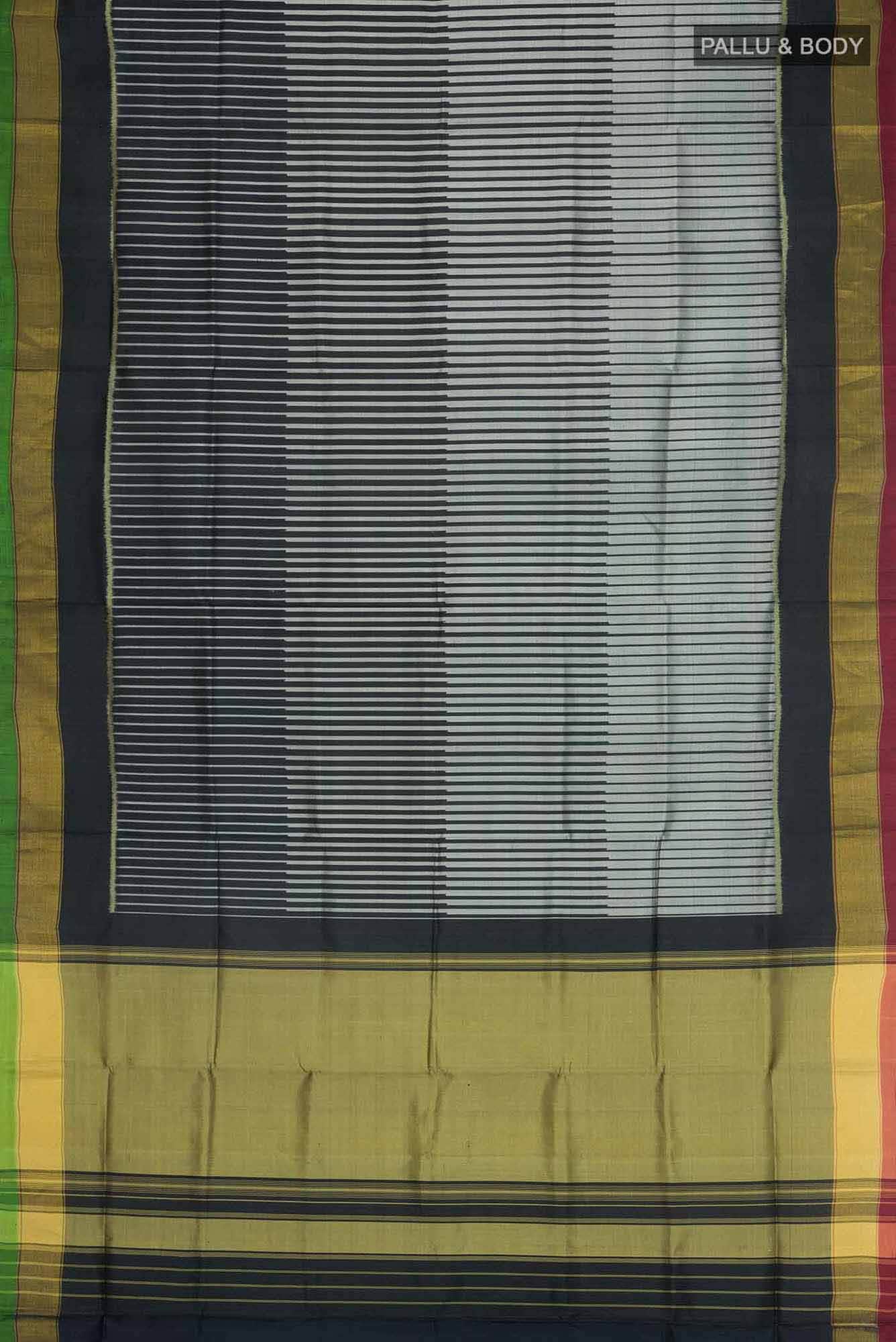 Black Rajkot Patola Silk Saree