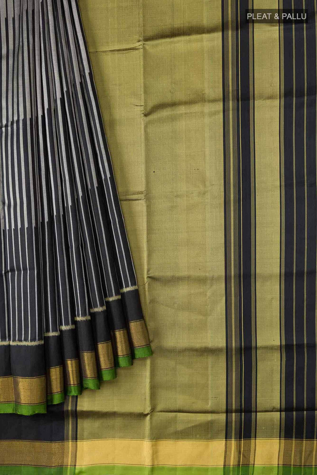 Black Rajkot Patola Silk Saree