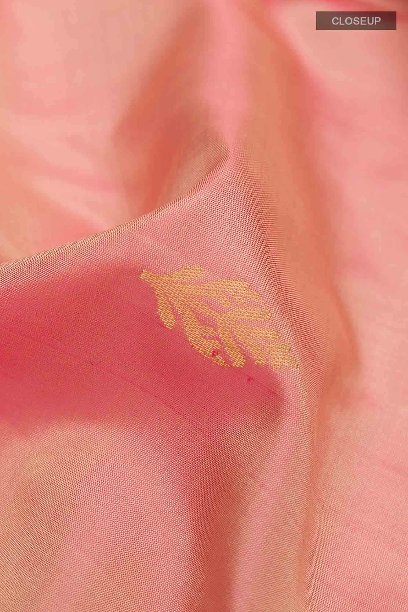 Rose pink Soft Silk Saree