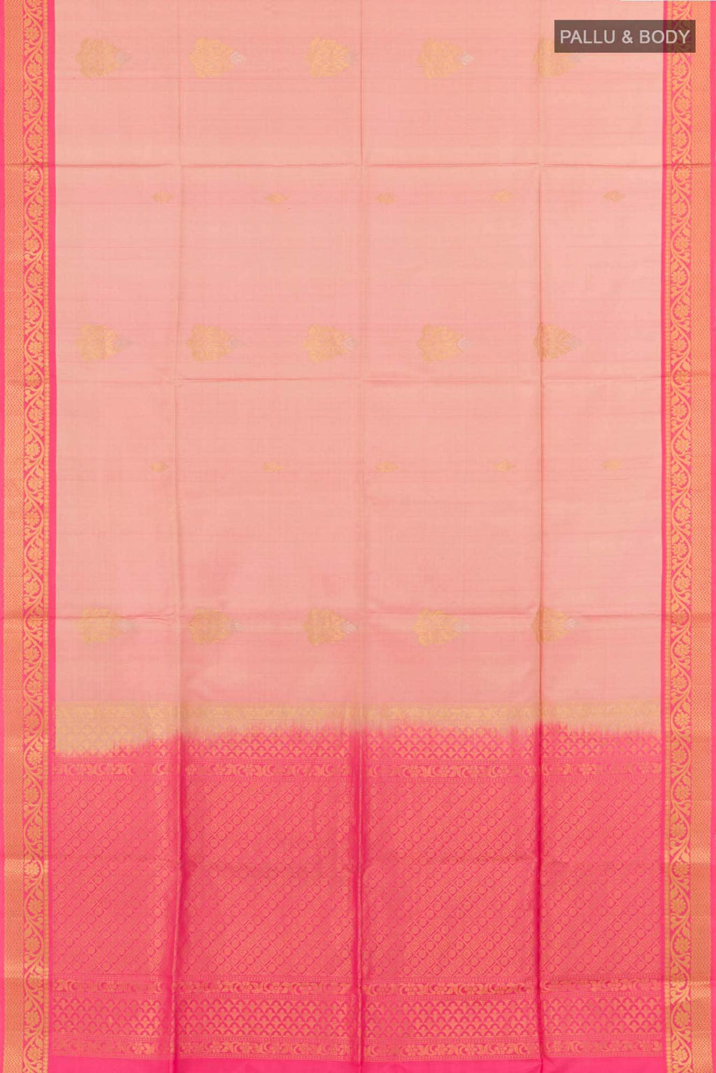 Rose pink Soft Silk Saree