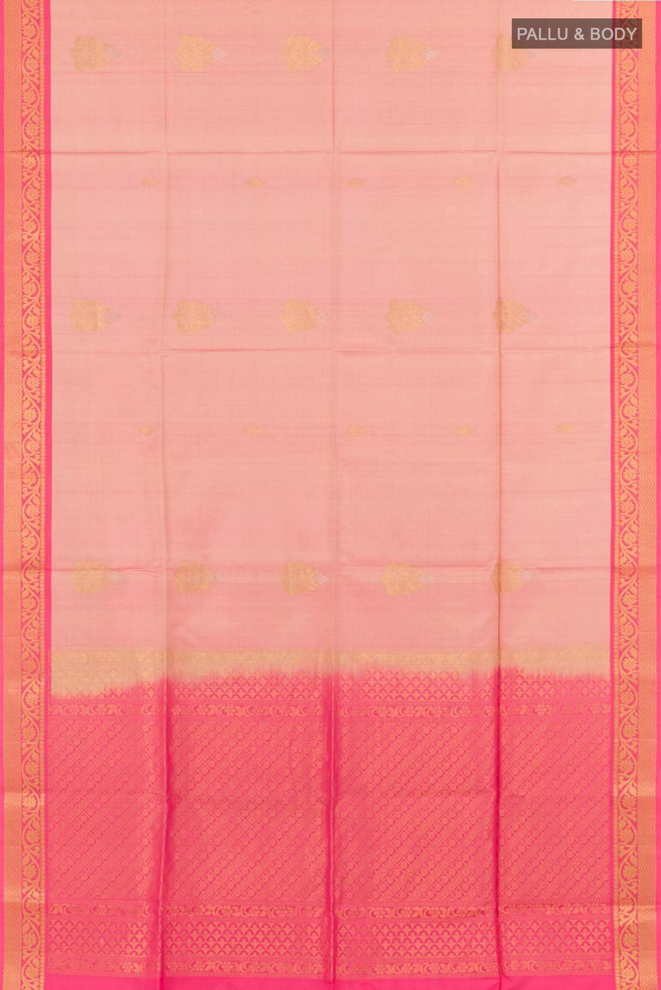 Rose pink Soft Silk Saree
