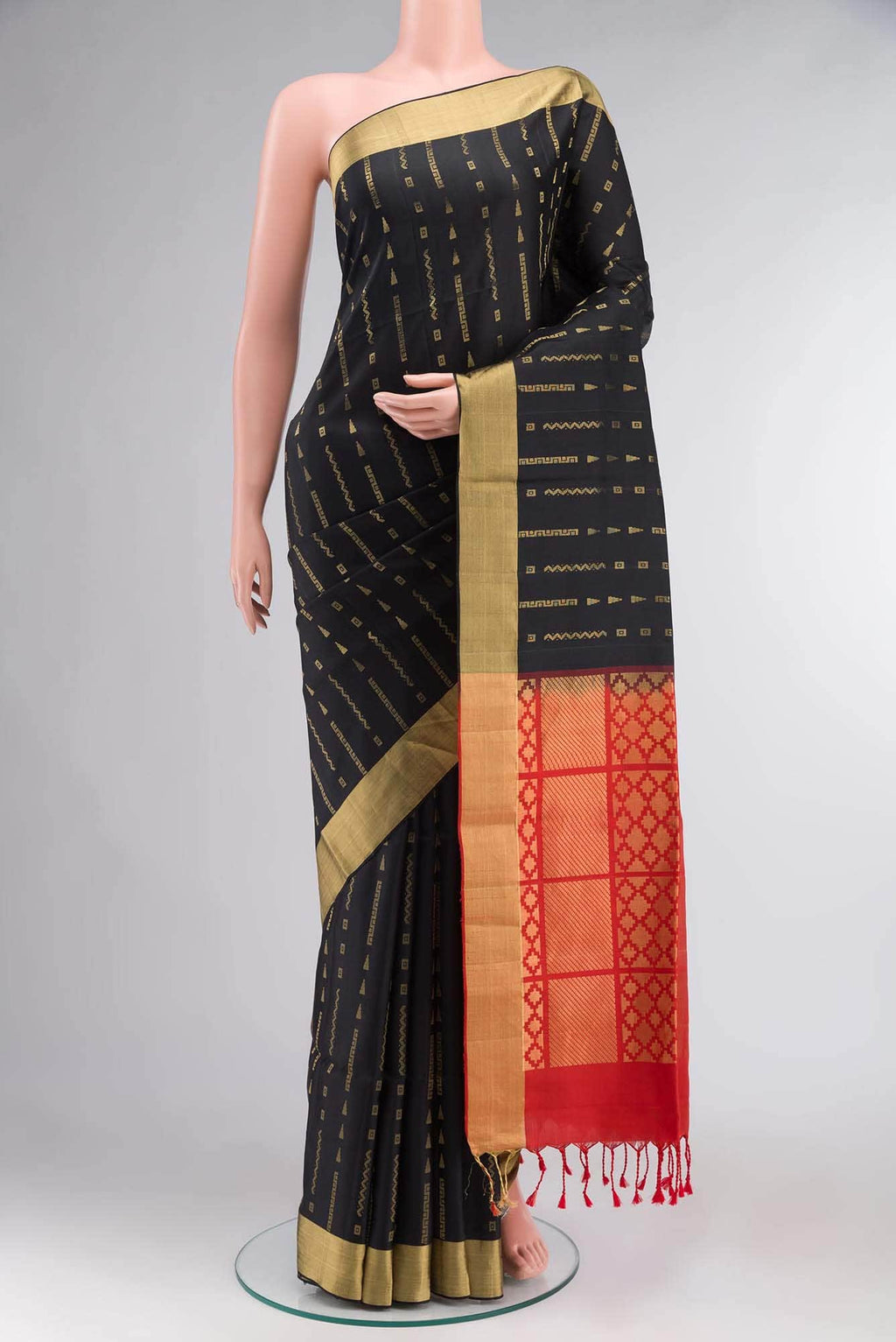 Black Soft Silk Saree