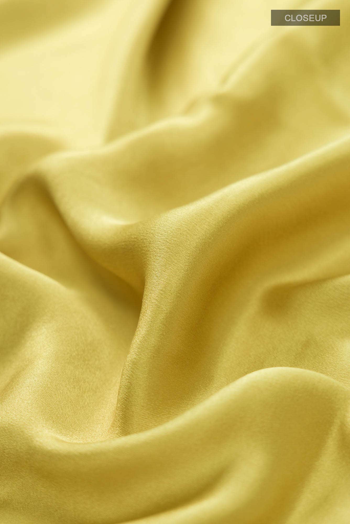 Yellow Satin Silk Saree