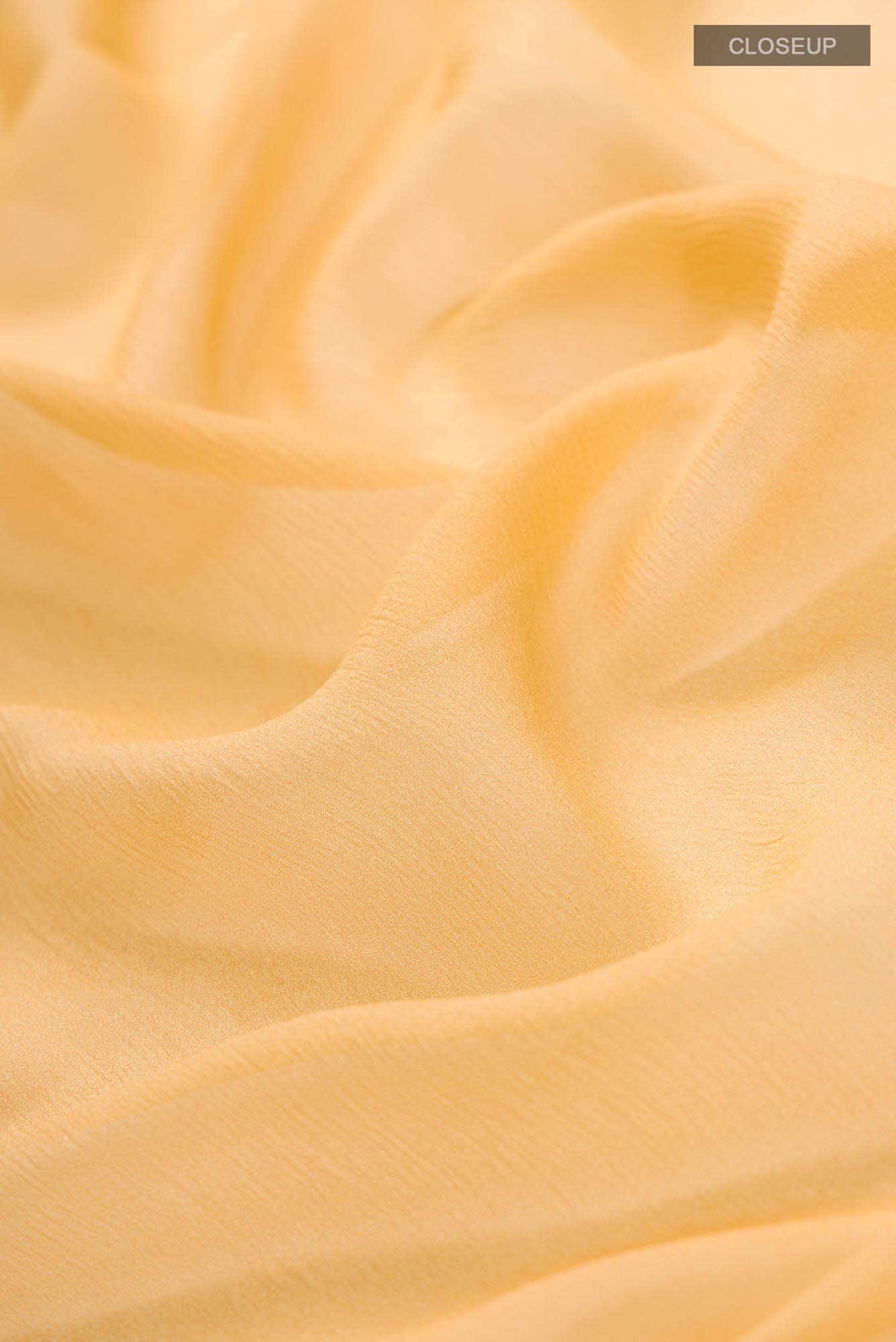 Orange Chiffon Saree
