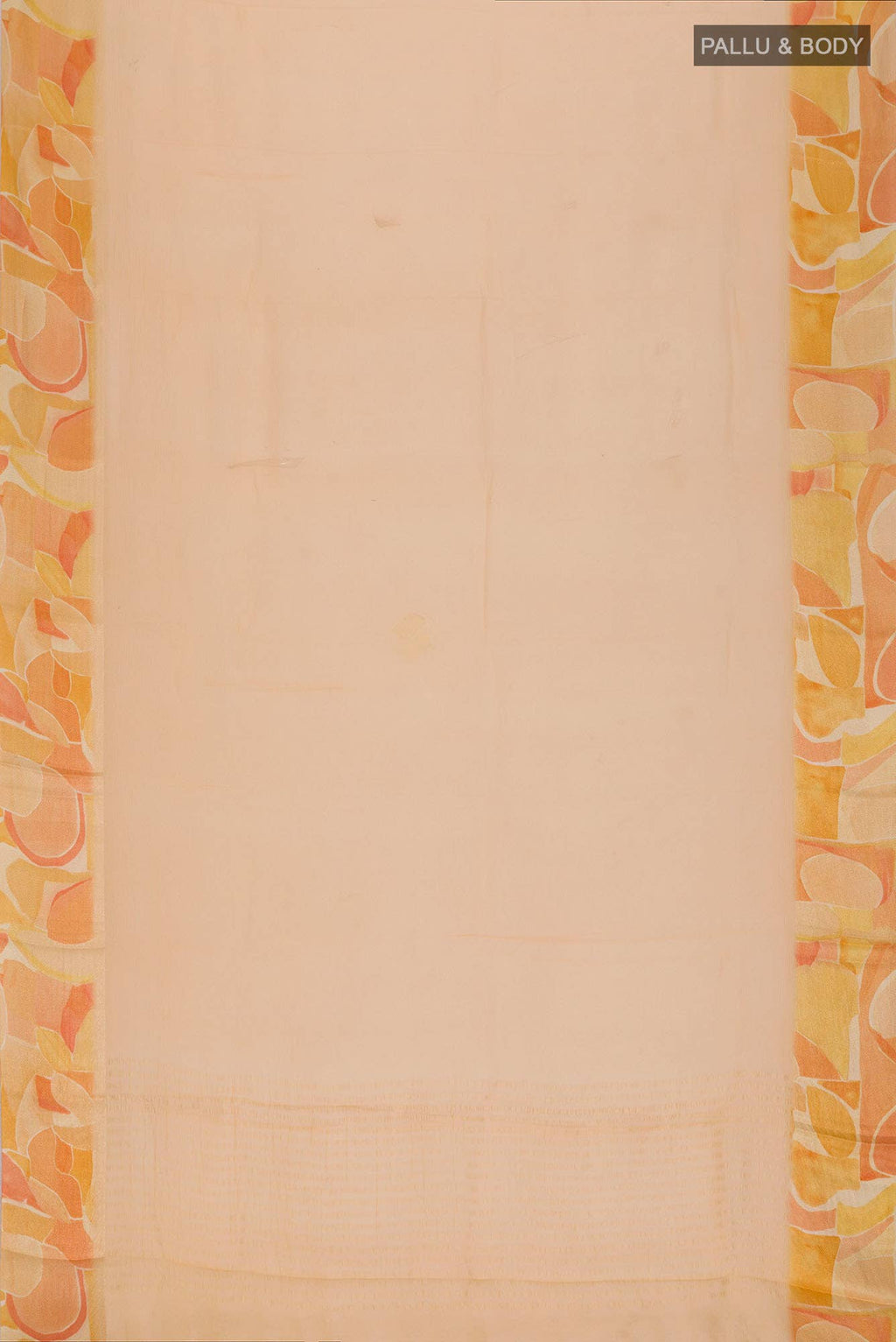 Orange Chiffon Saree