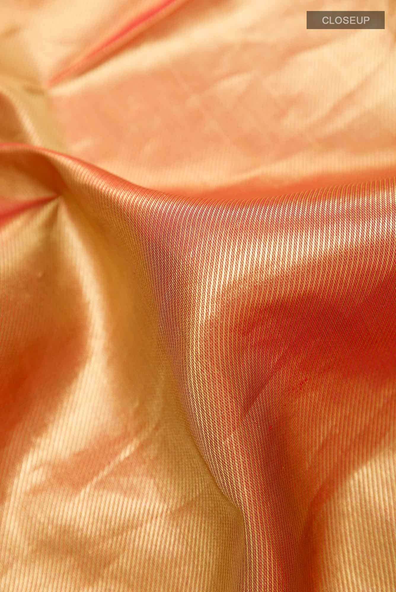 Gold Kanchipuram Tissue Silk Saree