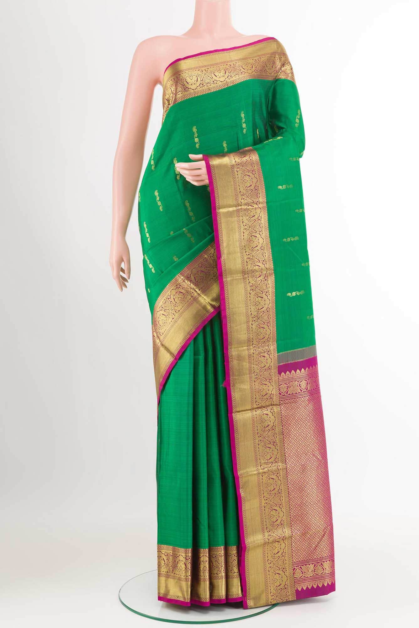 Green Kanchipuram Silk Saree